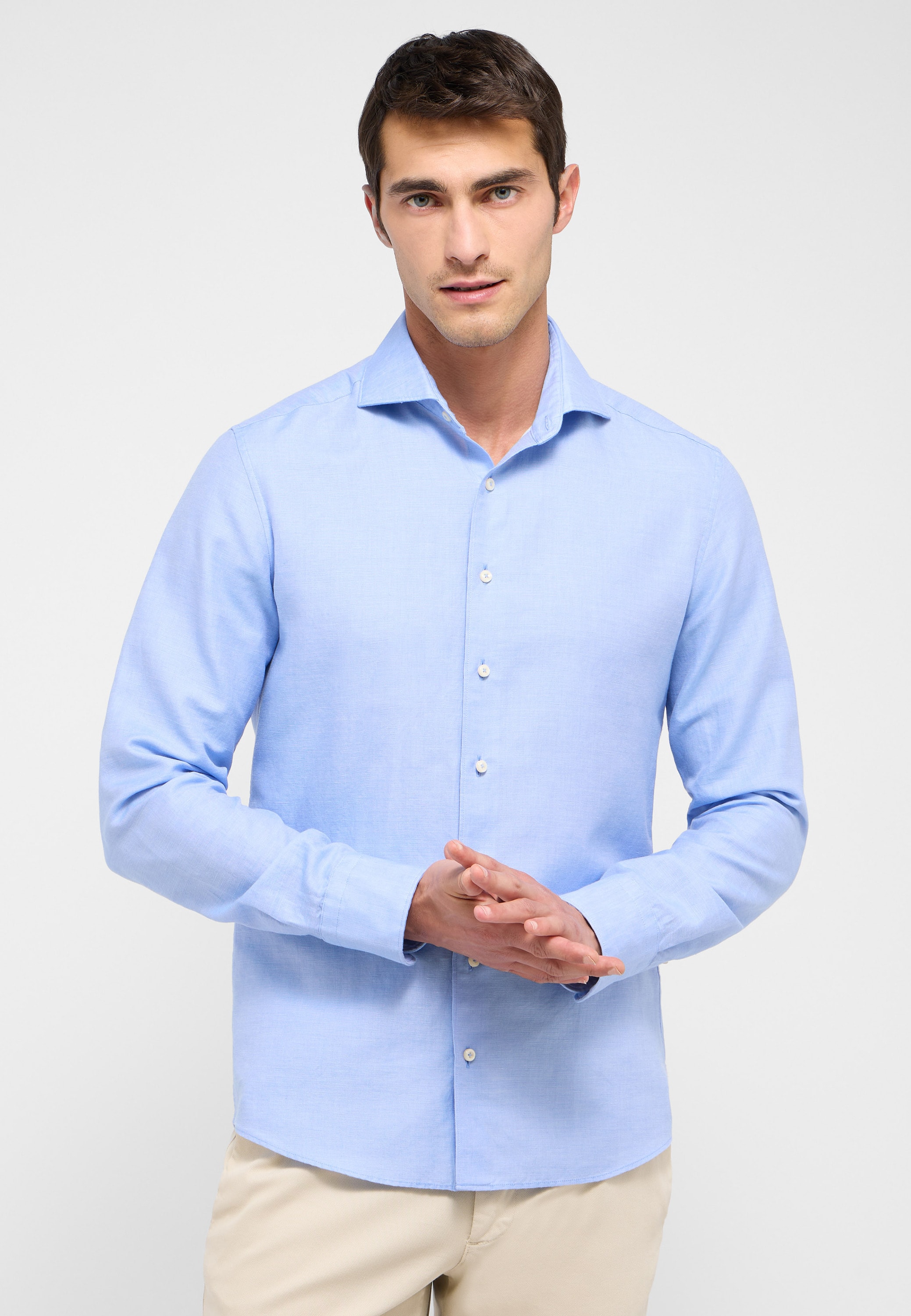 Eterna Langarmhemd "SLIM FIT", EASY IRON (bügelleicht) günstig online kaufen