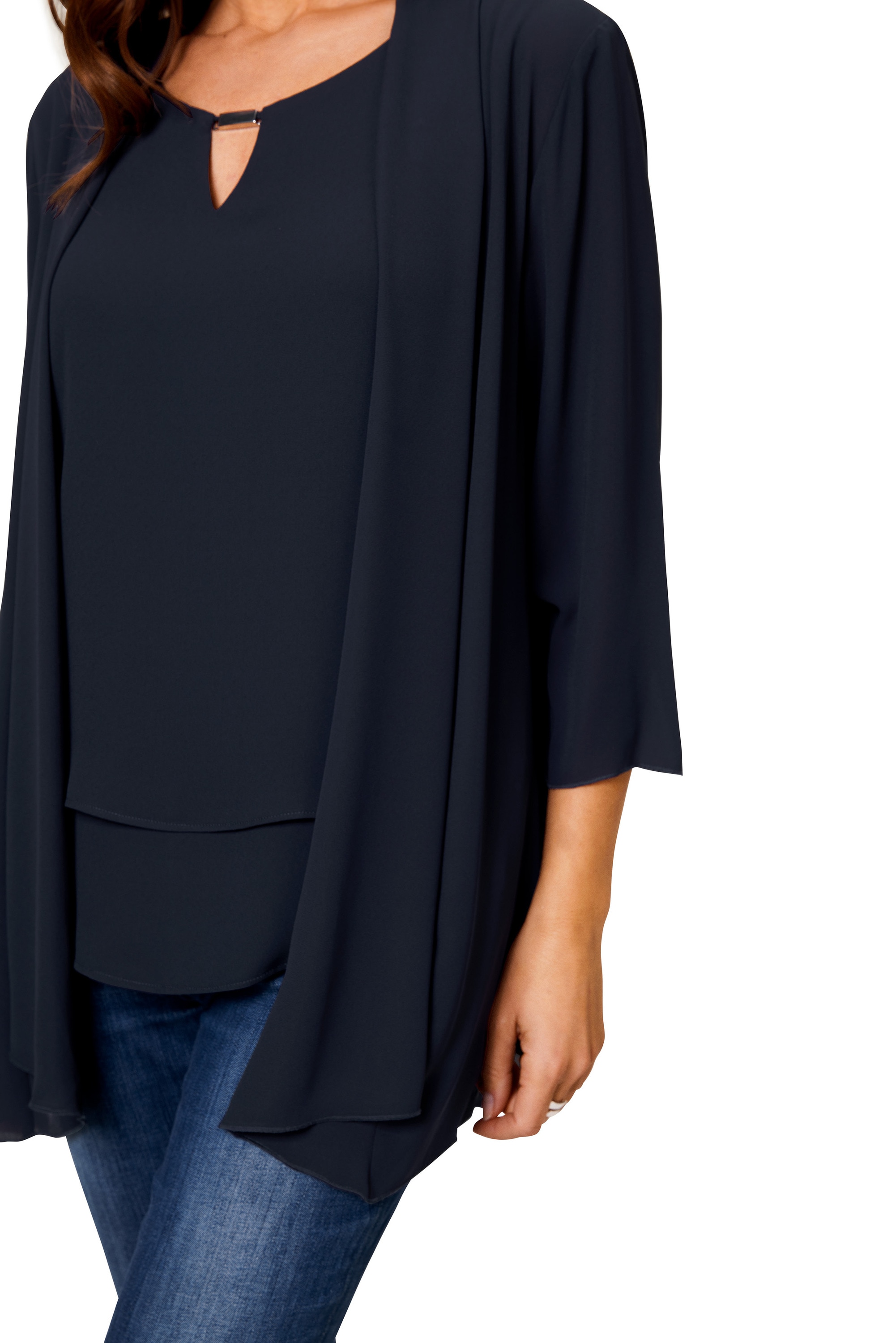 HERMANN LANGE Collection Blusenjacke »HERMANN LANGE Collection Chiffonjacke Bella«