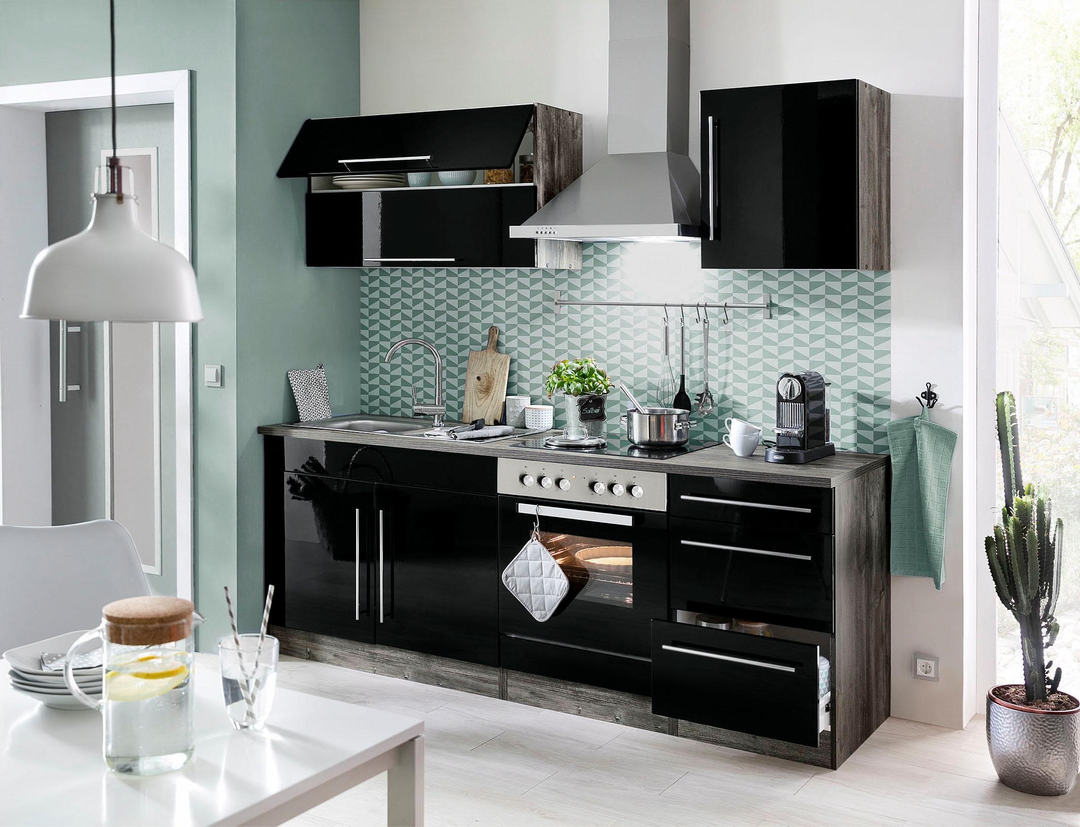 Kochstation Winkelküche »KS-Samos«, ohne E-Geräte, Stellbreite 260 x 270 cm
