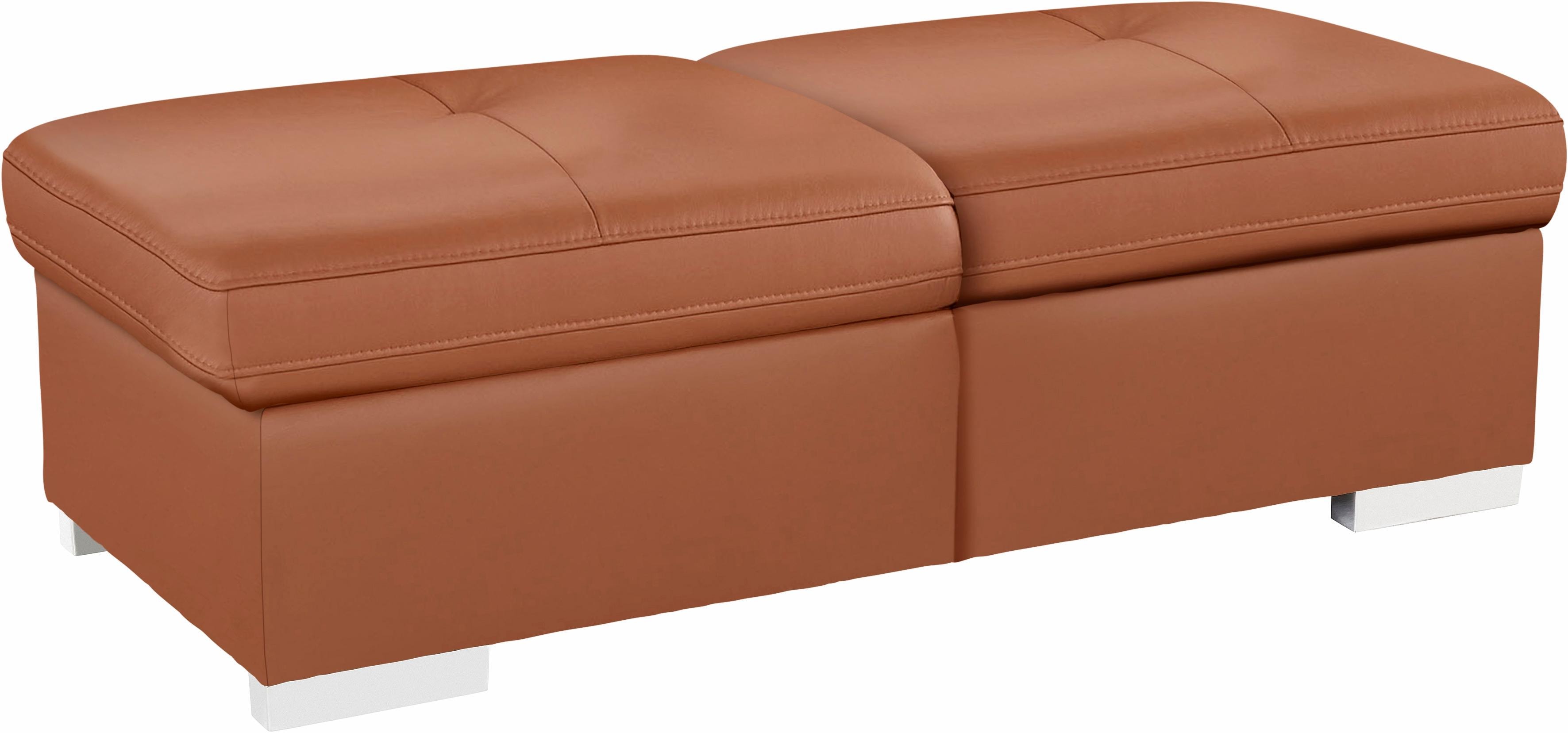 exxpo - sofa fashion Hocker "Spring Bankhocker, guter Sitzkomfort und tolle Verarbeitungsdetails" aus Luxus-Microfaser +Simply Clean - für besonders einfache Reinigung