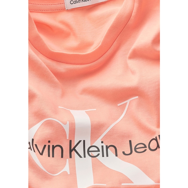 Calvin Klein Jeans T-Shirt »MONOGRAM LOGO T-SHIRT«, für Mädchen und Jungen  | BAUR