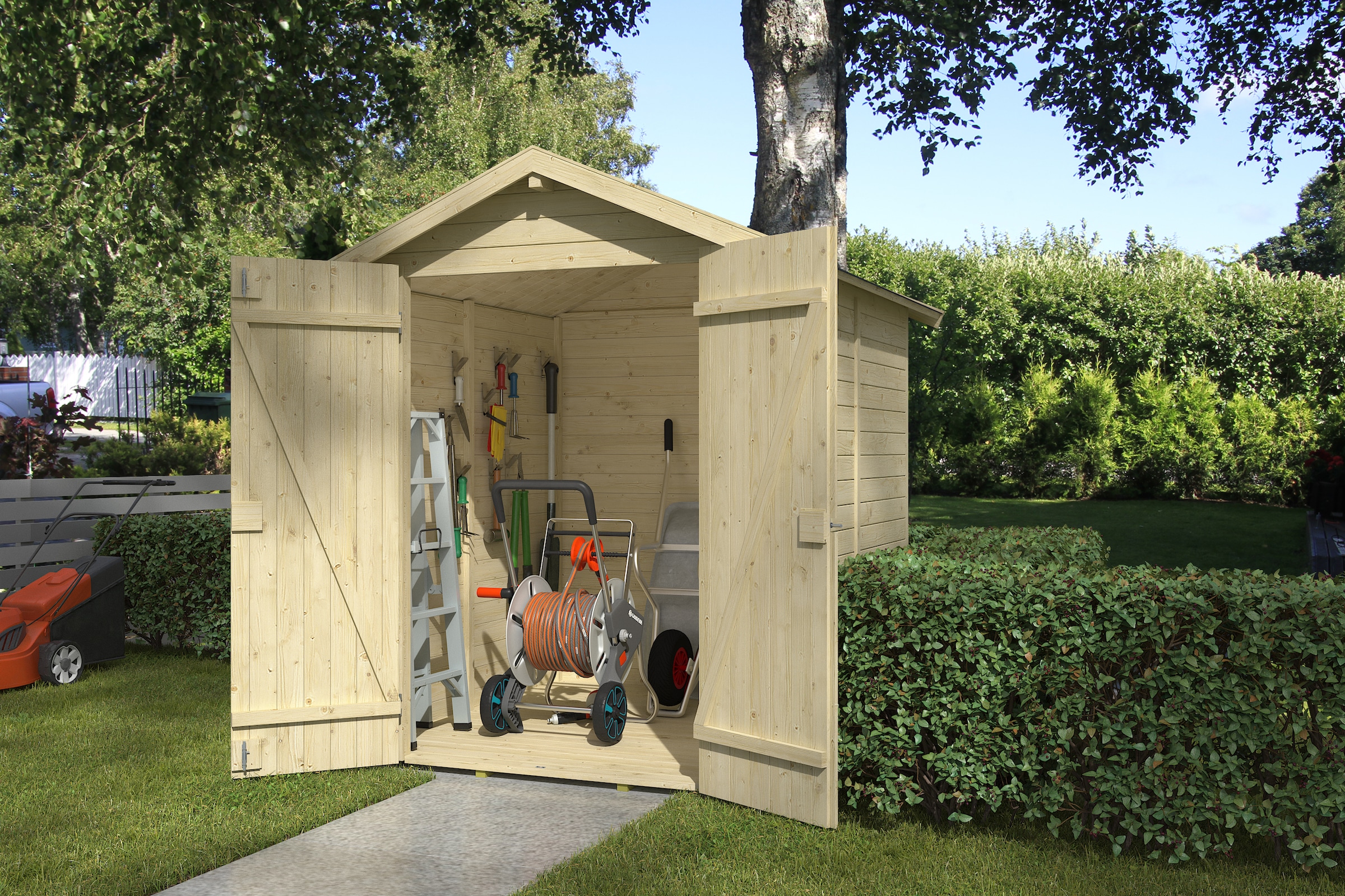 Nordic Holz Gartenhaus "Elementhaus KENT 3.1" günstig online kaufen