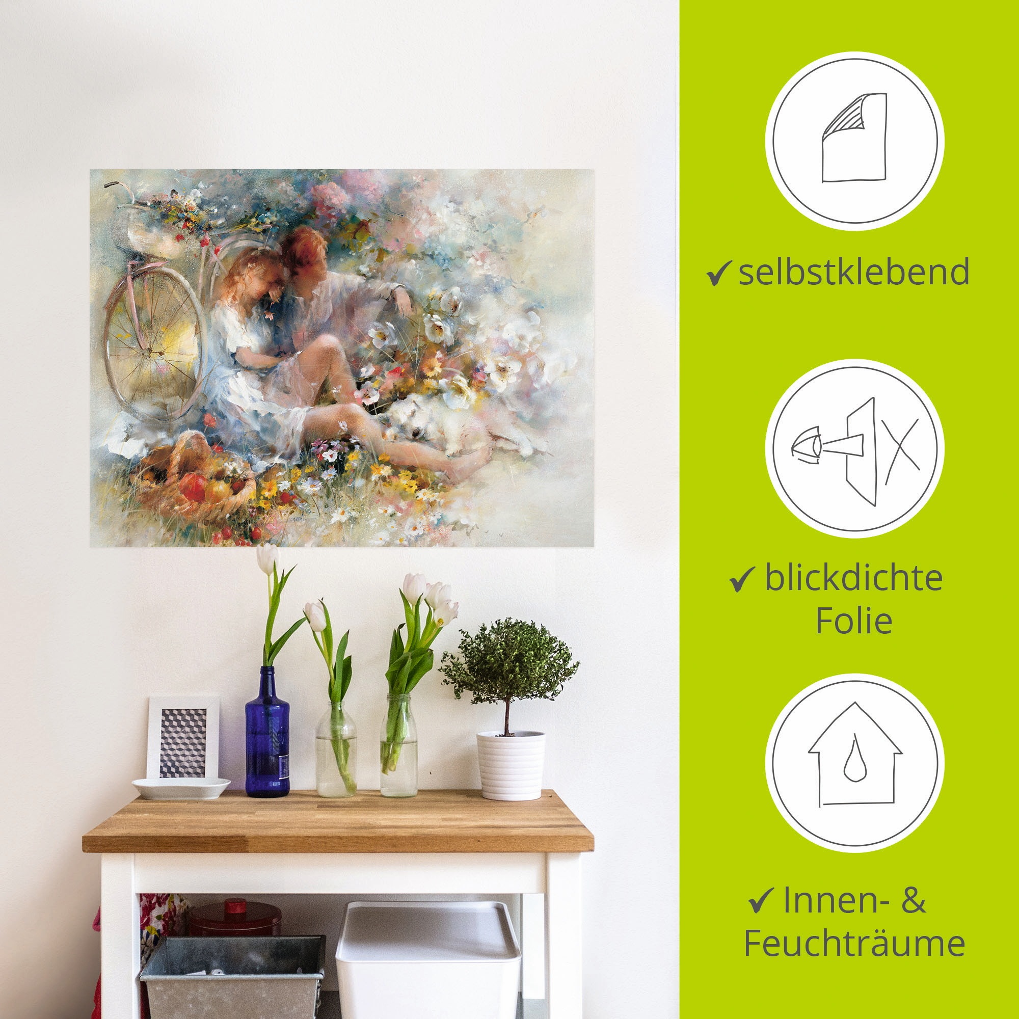 Artland Wandbild »Reise im Frühjahr«, Paar, (1 St.), als Leinwandbild, Poster, Wandaufkleber in verschied. Größen