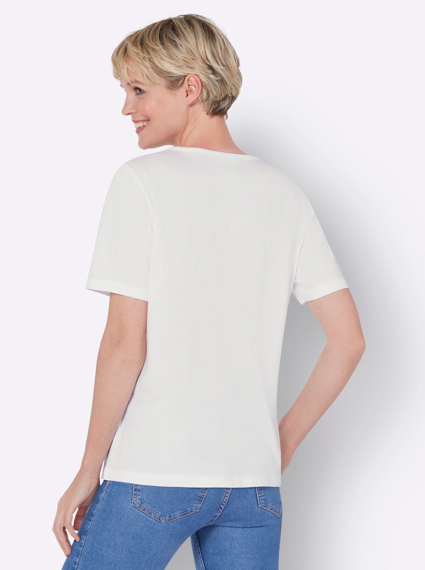 Classic Basics V-Shirt "Kurzarm-Shirt" günstig online kaufen