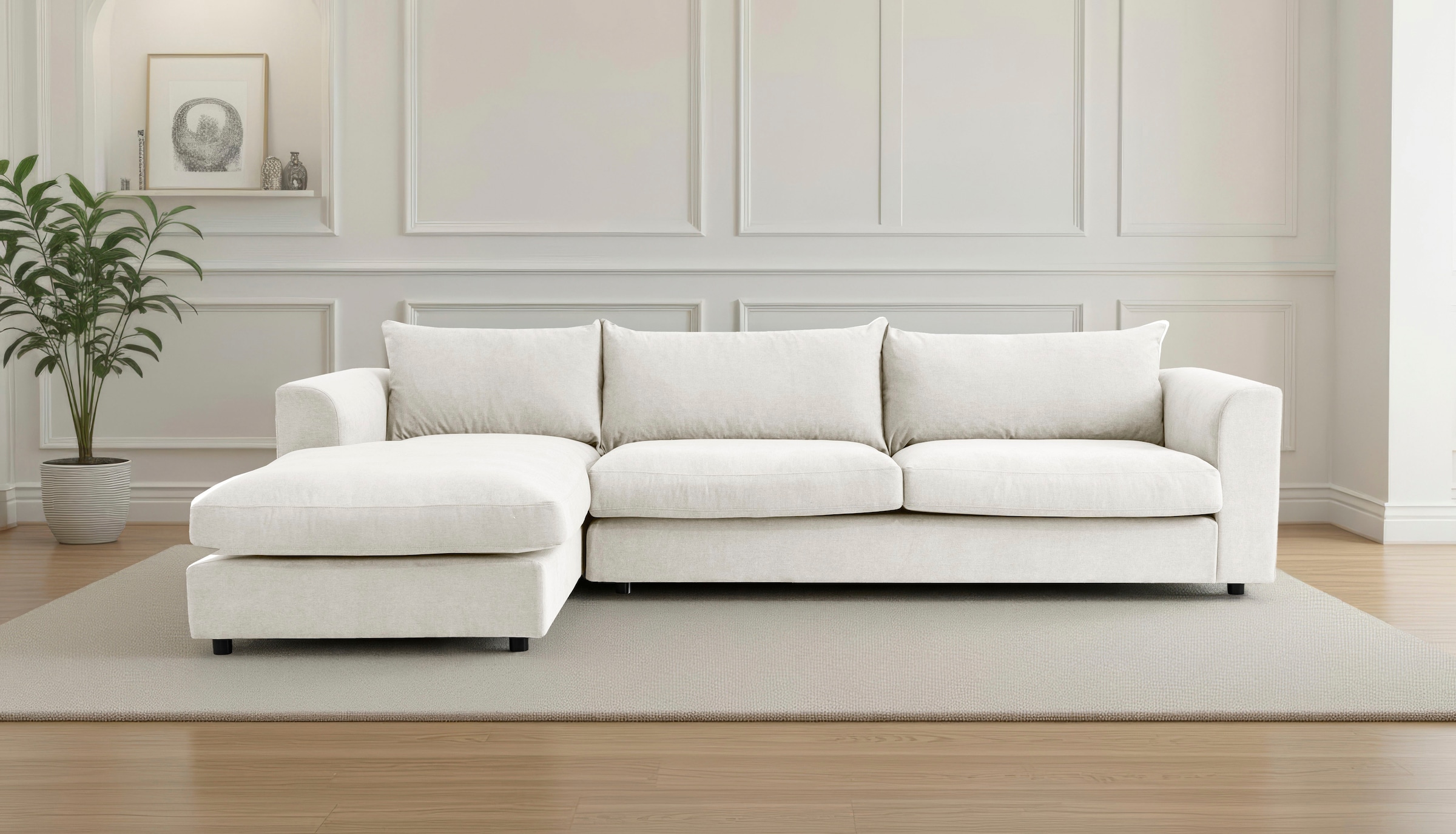 LeGer Home by Lena Gercke Ecksofa "Avelina" Breite 297 cm, in Cord- und Che günstig online kaufen