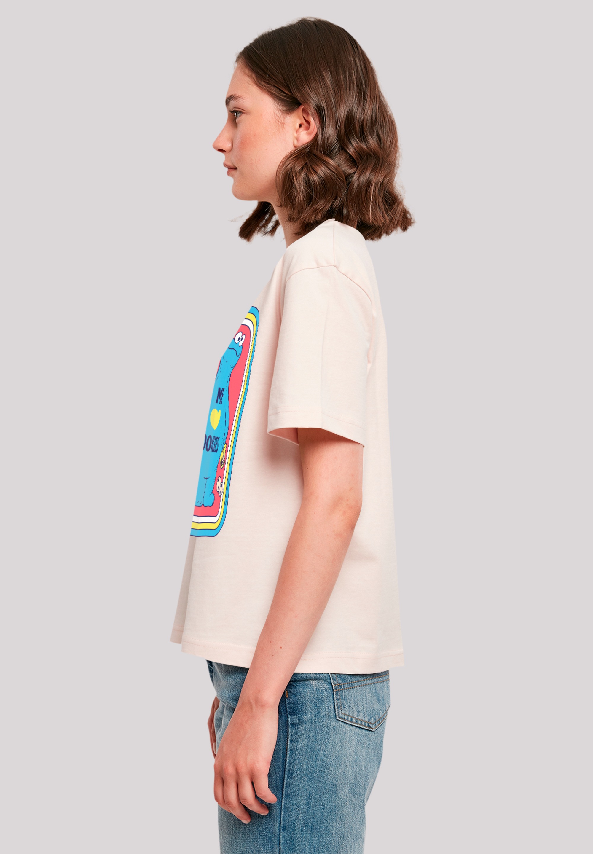 F4NT4STIC T-Shirt »Sesamstraße Cookie Monster Me«, Premium Qualität, Weihnachts-Kollection