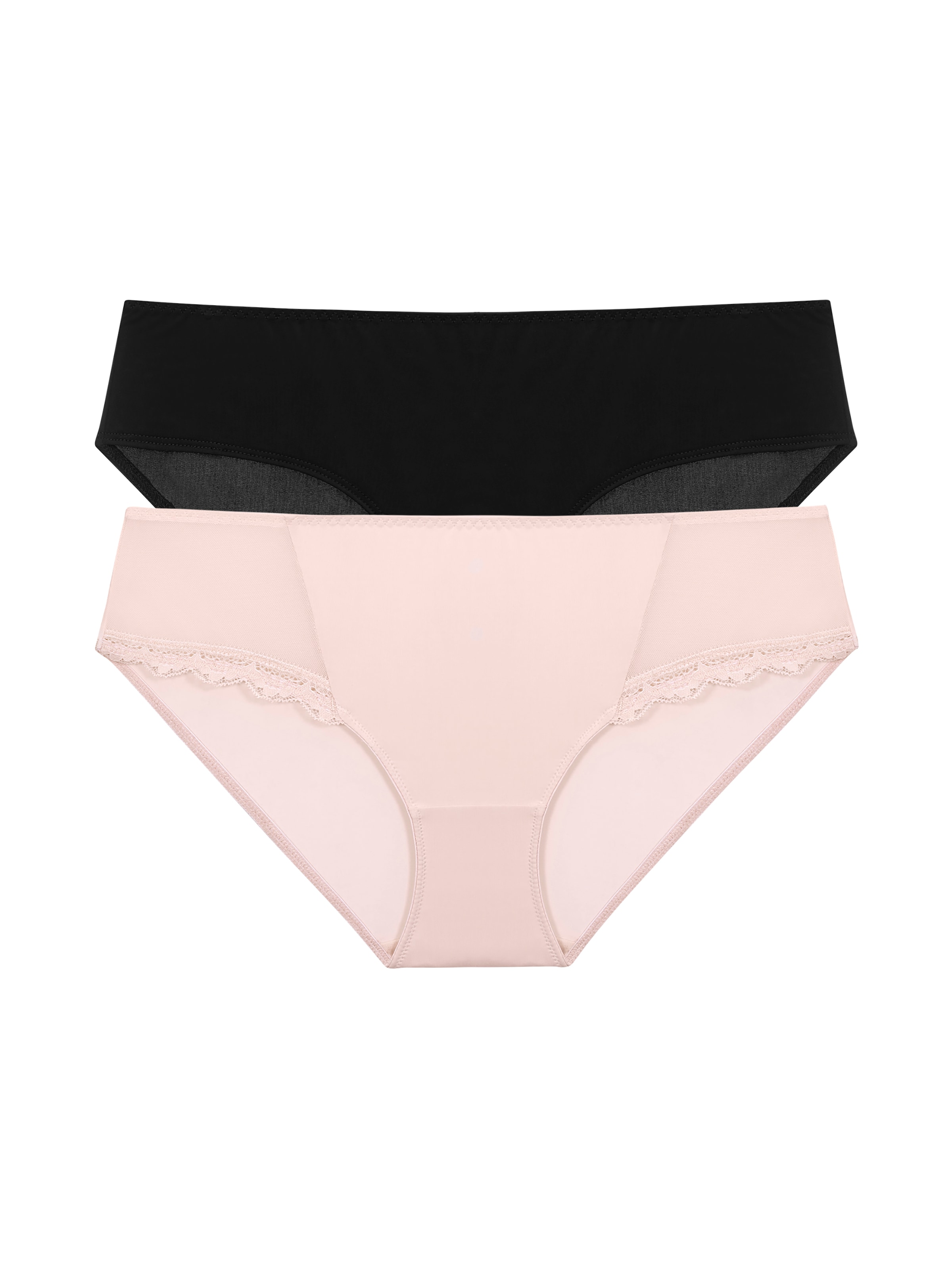 Dorina Hipster "JANA 2PP (VALENTINE)" 2er Pack, elastisch, Spitze, feminin günstig online kaufen