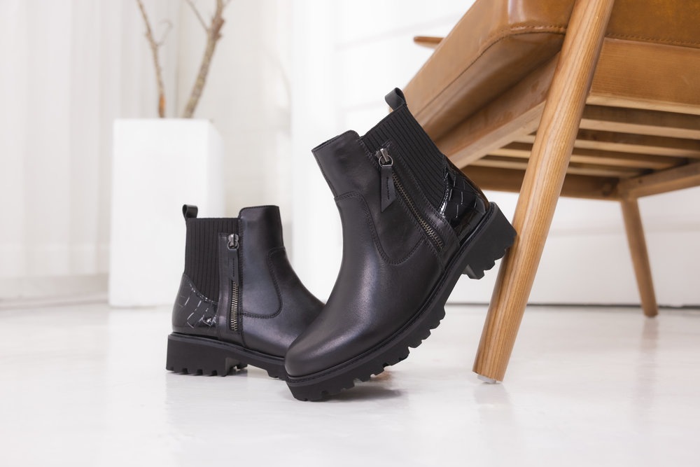 Thumbnail - Remonte Chelseaboots Stiefelette, Boots, Profilsohle, Blockabsatz, mit Innenreißverschluss