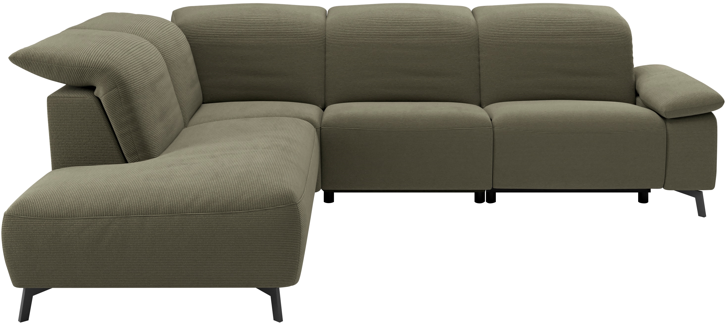 Musterring Ecksofa "MR 370, intelligenter Komfort im modernen Design" Optionale Relaxfunktion, flexible Kopfteile & klappbare Armlehnen