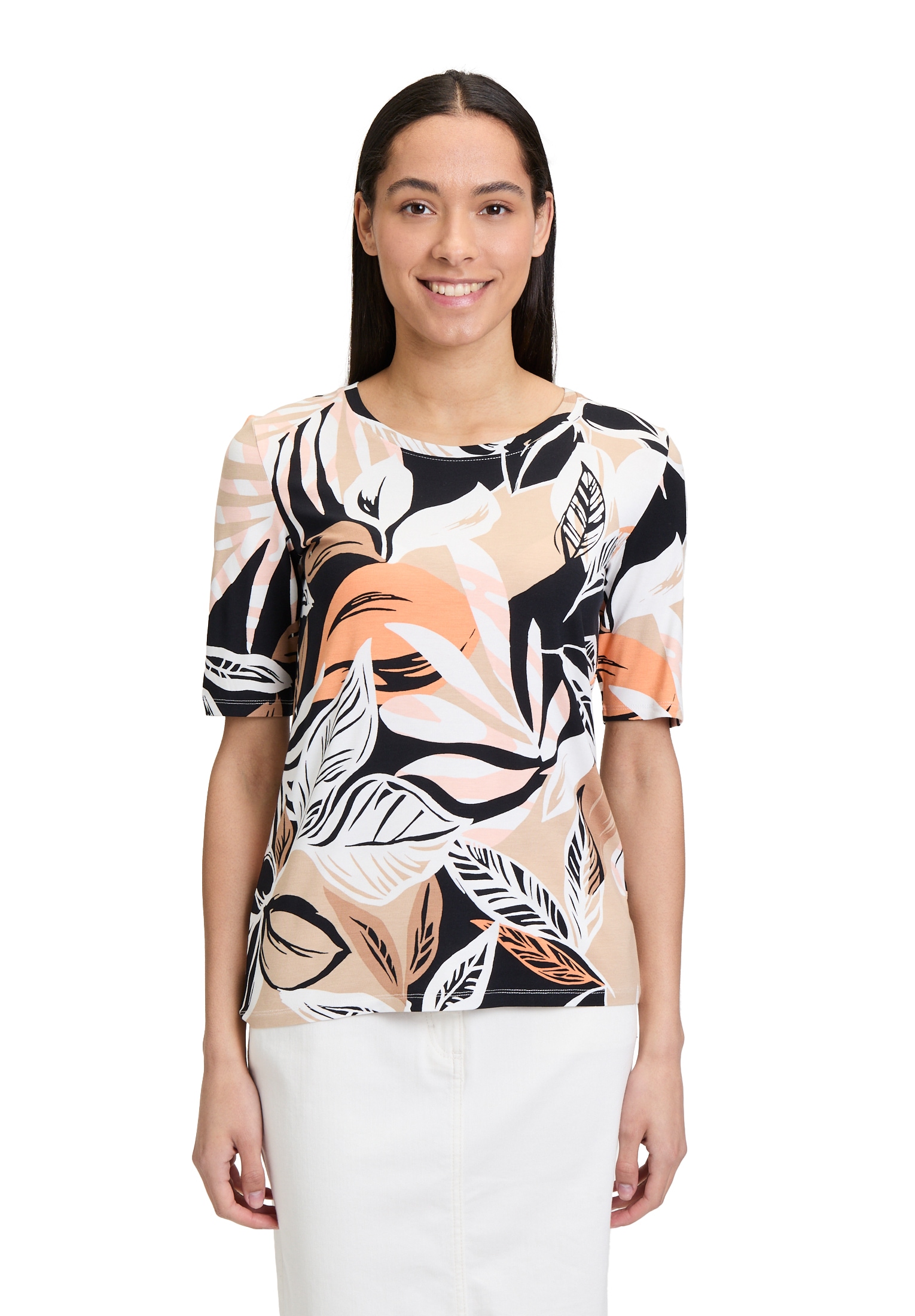 Betty Barclay Kurzarmshirt "Damen Basic Shirt mit Print" 1 Stk. tlg. Druck günstig online kaufen