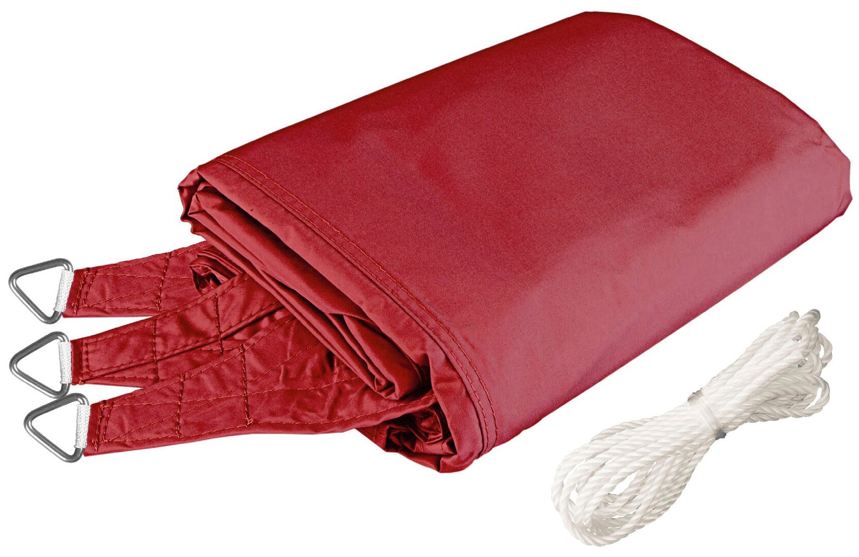 Windhager Sonnensegel »Capri Dreieck«, 4x4x4m, rot
