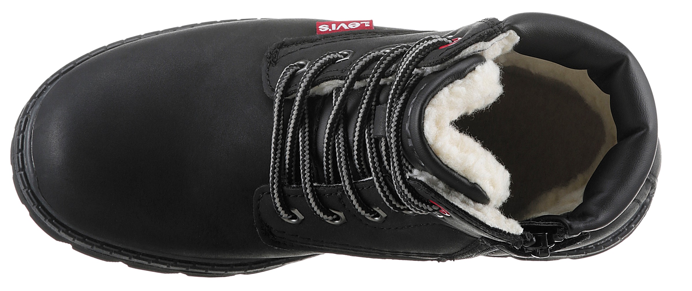 Levi's® Kids Winterboots »LEVIS® NEW FORREST FUR«, Schnürboots, Outdoorschuh mit praktischem Innenreißverschluss