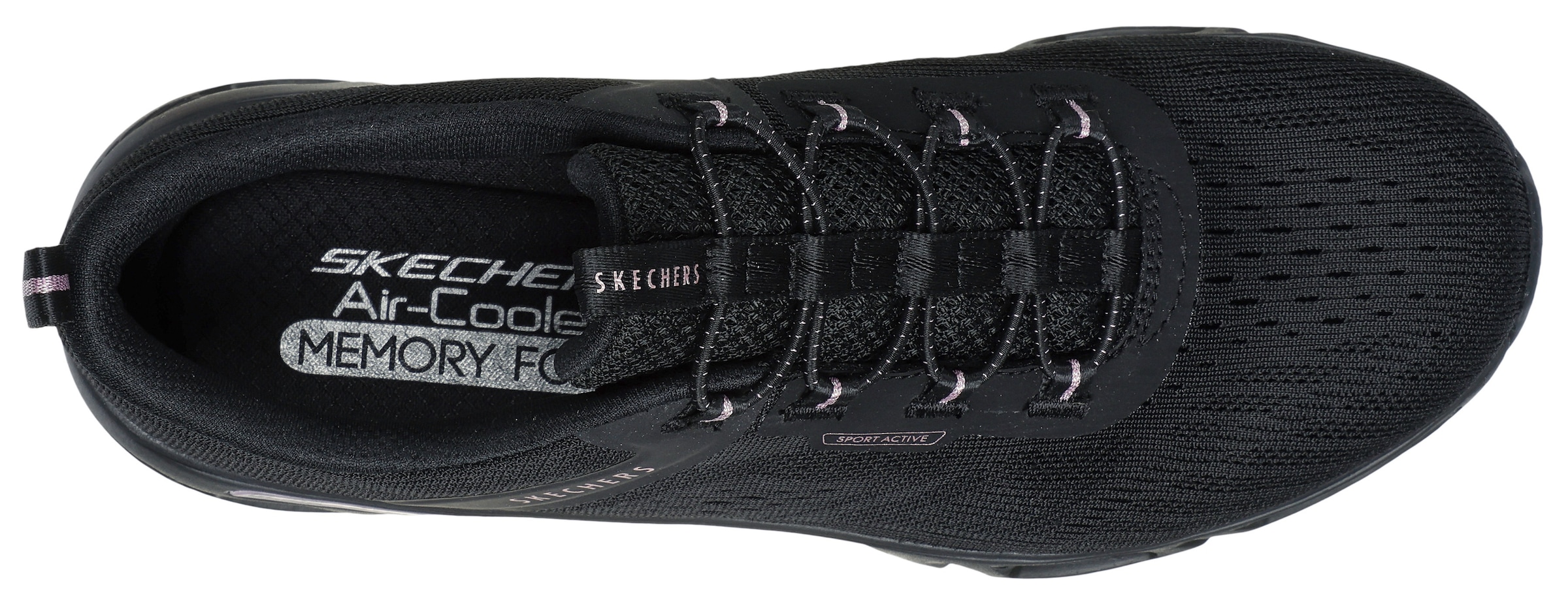 Skechers Slip-On Sneaker »GLIDE-STEP GRATIFY-RENOWN«, Trainingsschuh, Freizeitschuh mit Air-Cooled Memory Foam