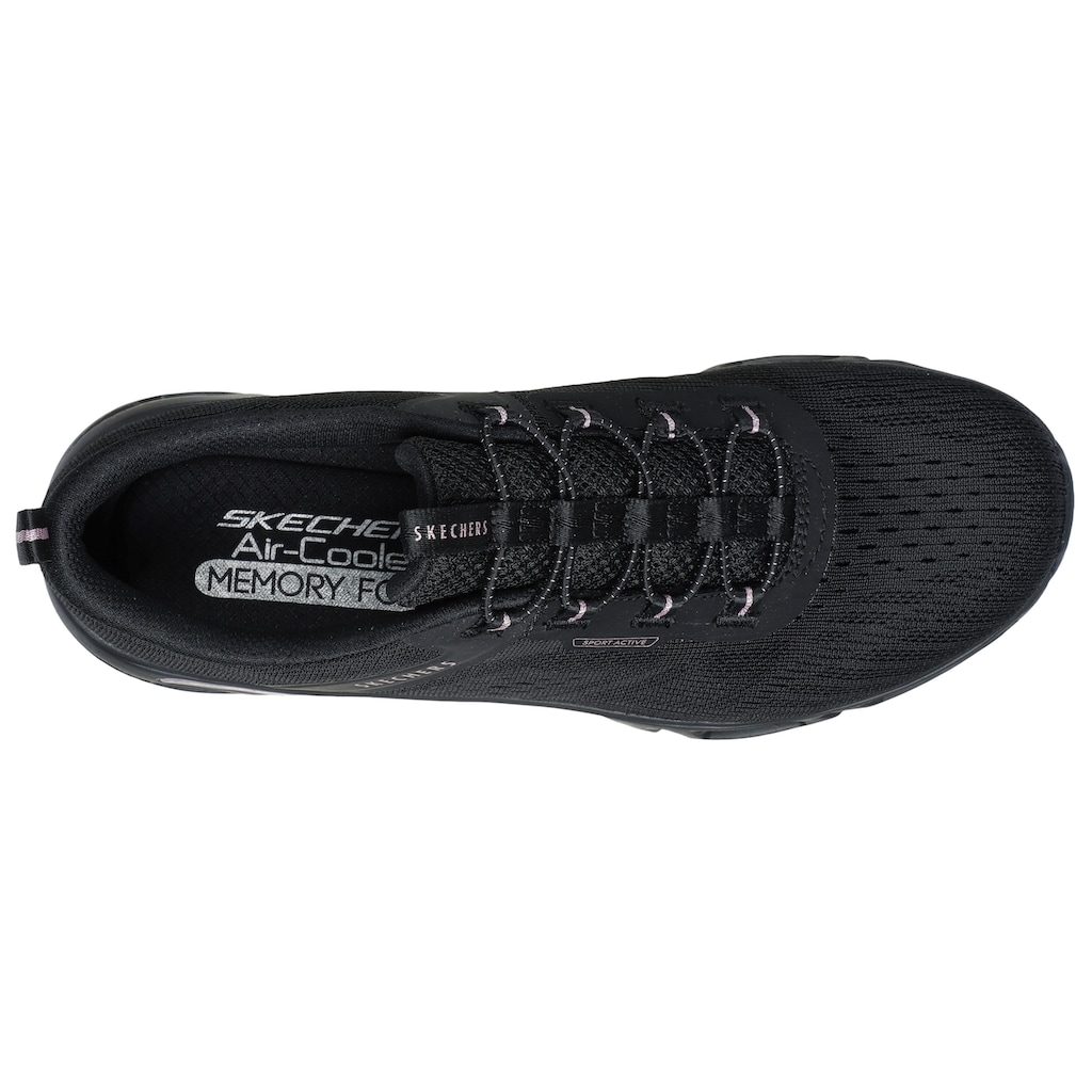 Skechers Slip-On Sneaker »GLIDE-STEP GRATIFY-RENOWN«, Trainingsschuh, Freizeitschuh mit Air-Cooled Memory Foam