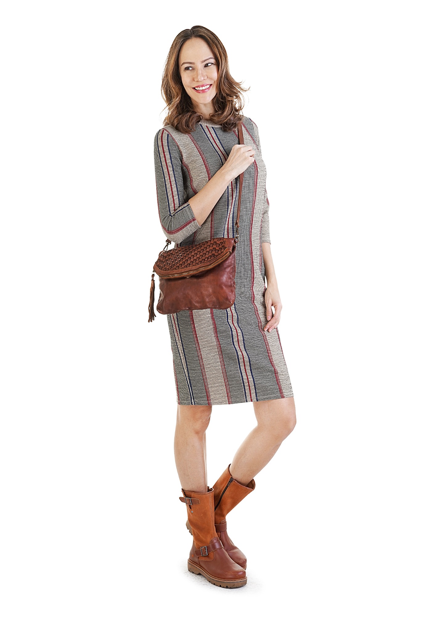 Samantha Look Umhängetasche echt Leder, Made in Italy günstig online kaufen