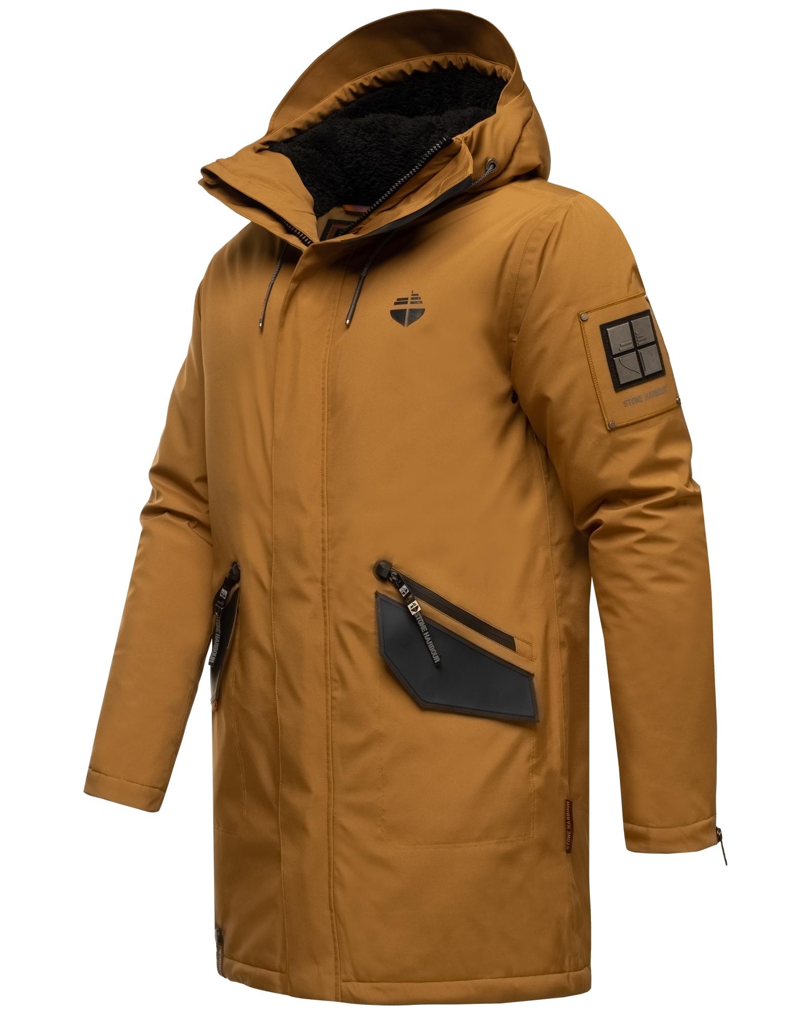 Stone Harbour Wintermantel "Ragaan" modischer Herren Winterparka mit Teddyf günstig online kaufen
