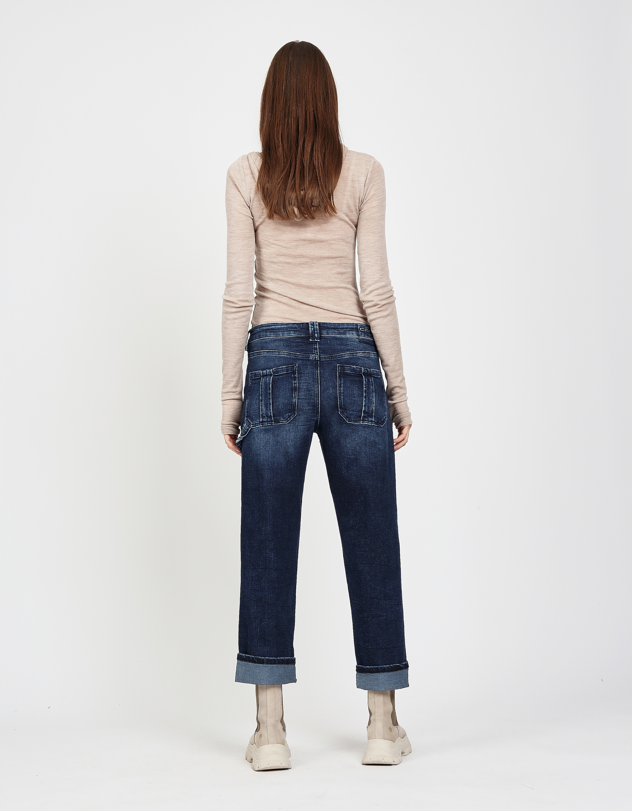 GANG Straight-Jeans »94THELMA WORKER«, mit aufgesetzten Taschen und typischen Workerdetails