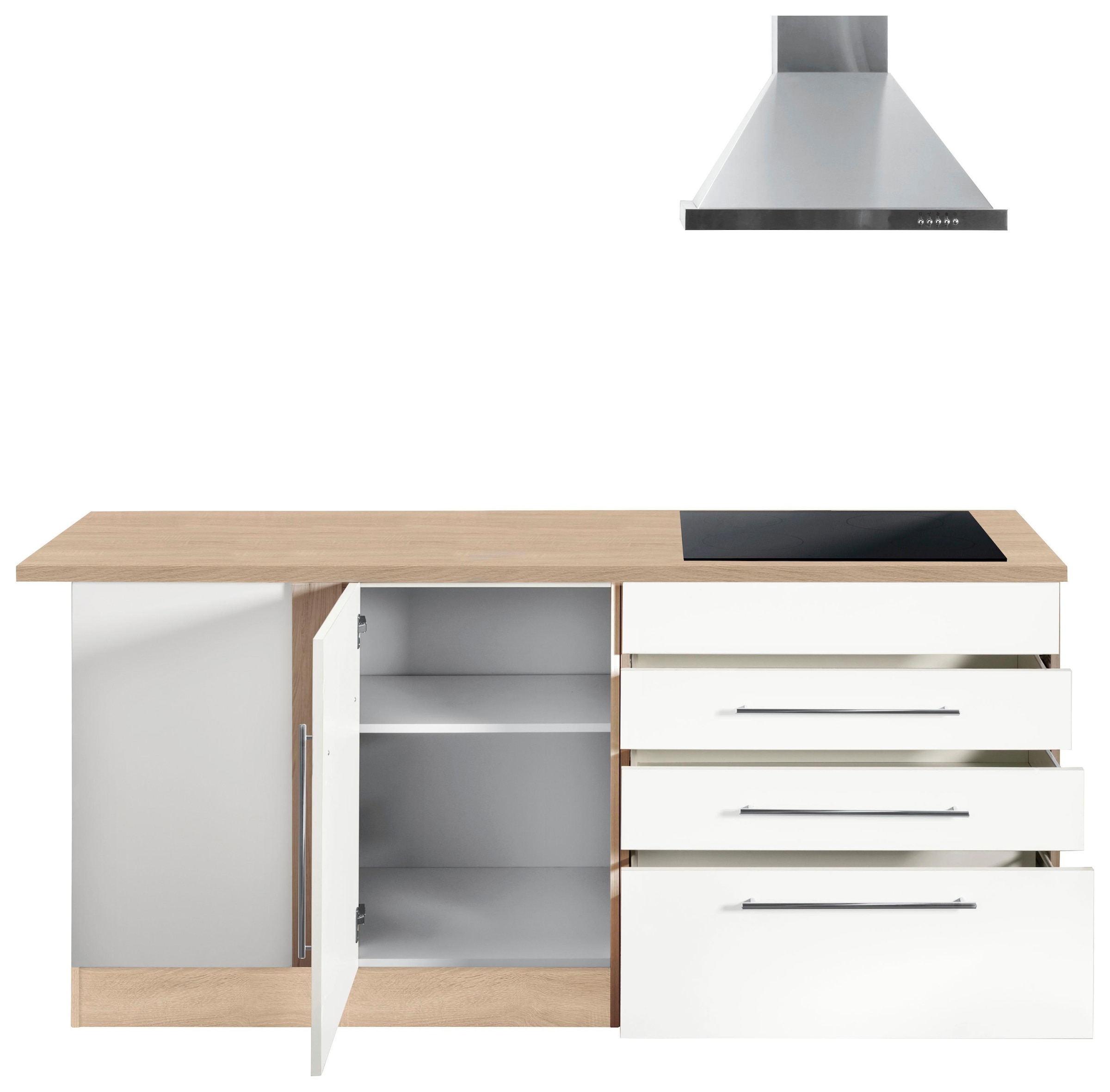 KOCHSTATION Winkelküche »KS-Eton«, ohne E-Geräte, Stellbreite 260 x 190 cm