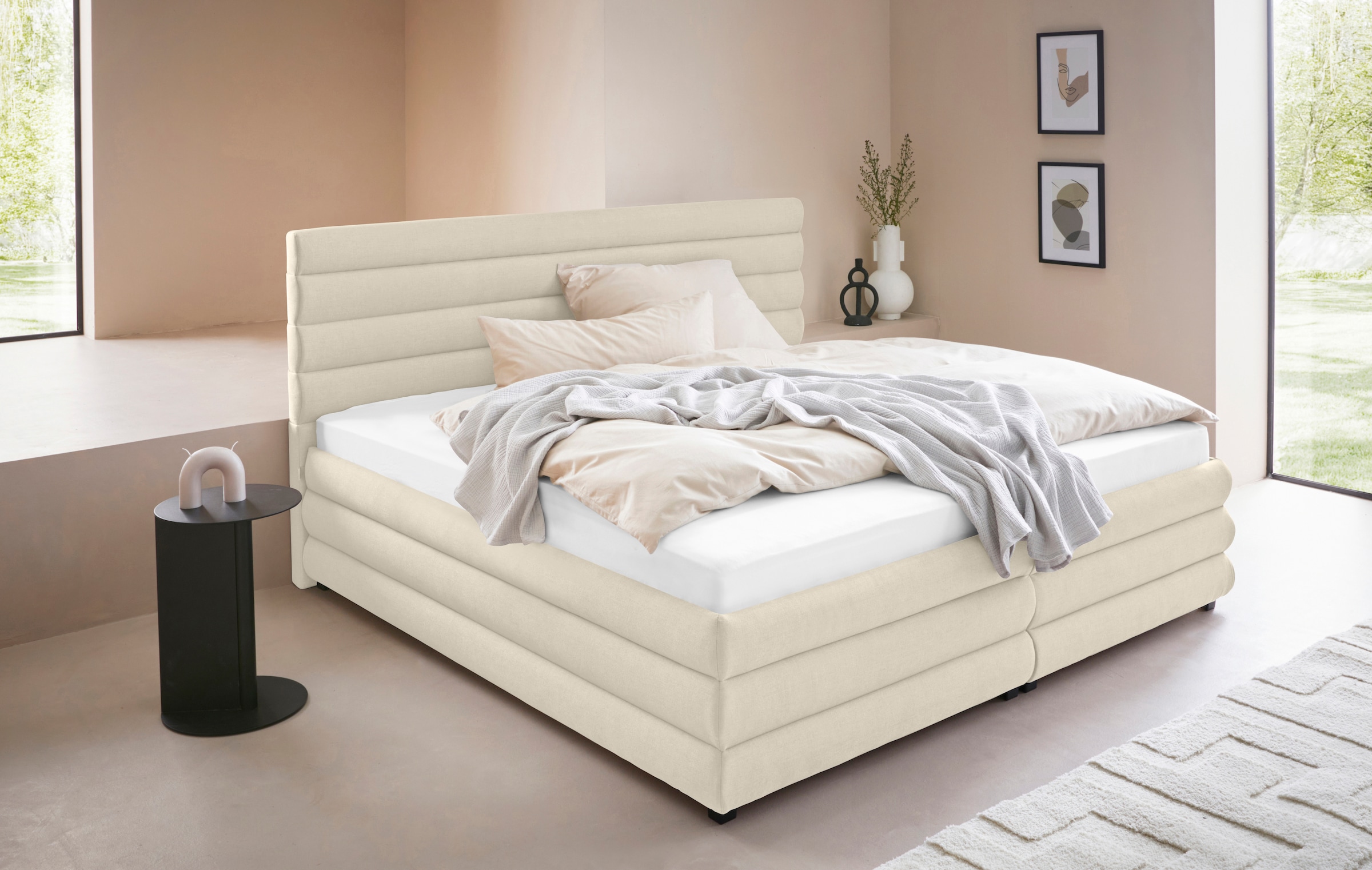 LeGer Home by Lena Gercke Polsterbett "Maylis" wahlweise mit und ohne Matratze und Lattenrost, auch in 200cm Breite