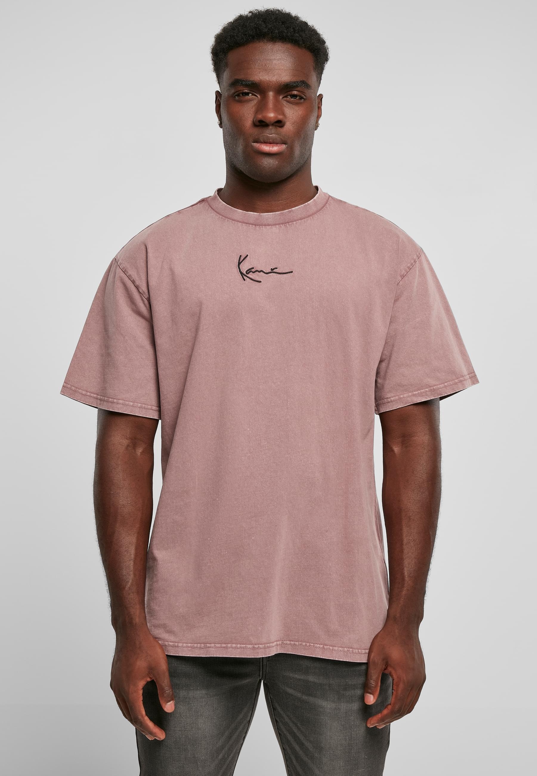 Karl Kani Kurzarmshirt »Karl Kani Herren Small Signature Washed Tee«, (1 tlg.)