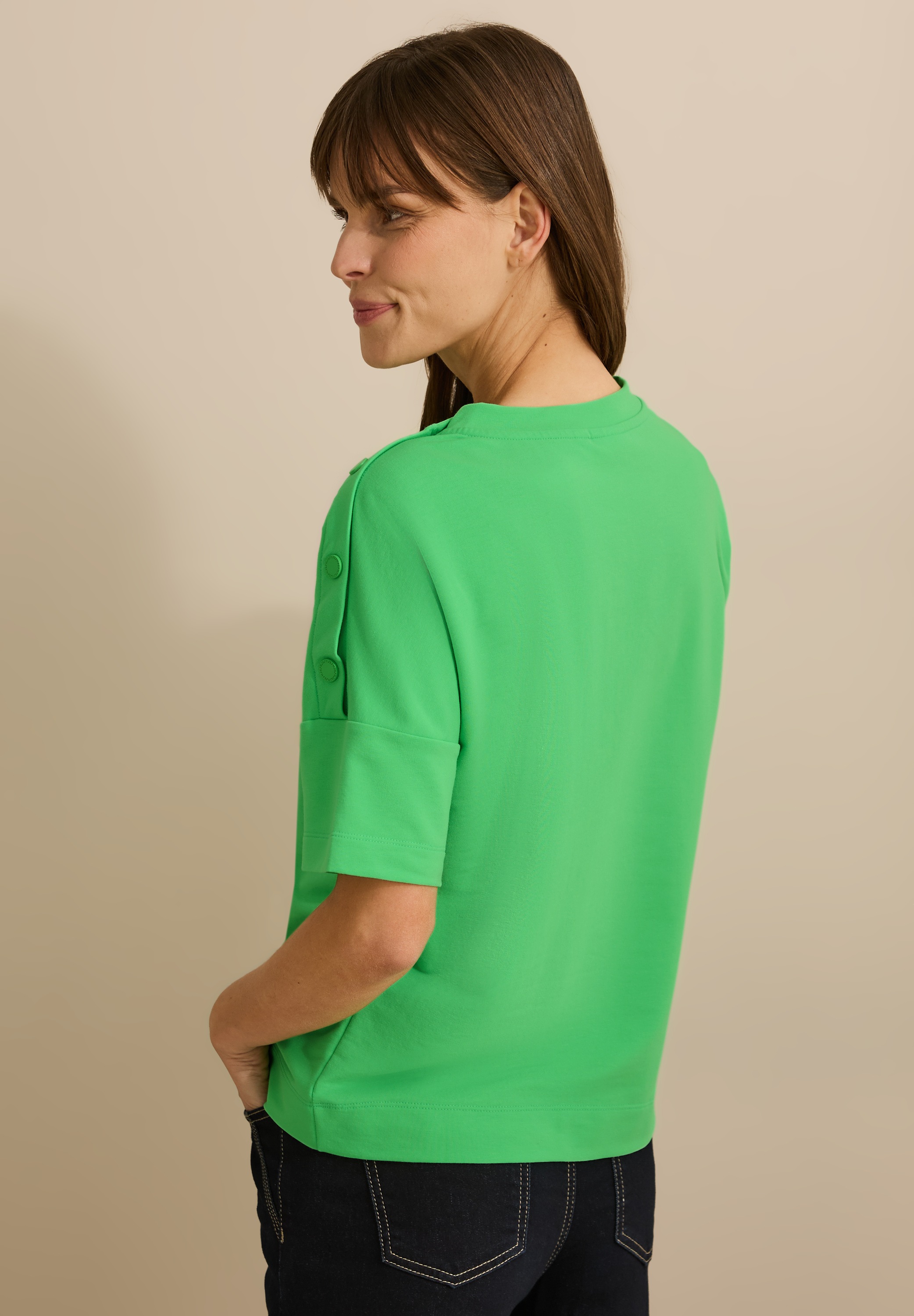 CECIL T-Shirt mit Knopfdetail günstig online kaufen