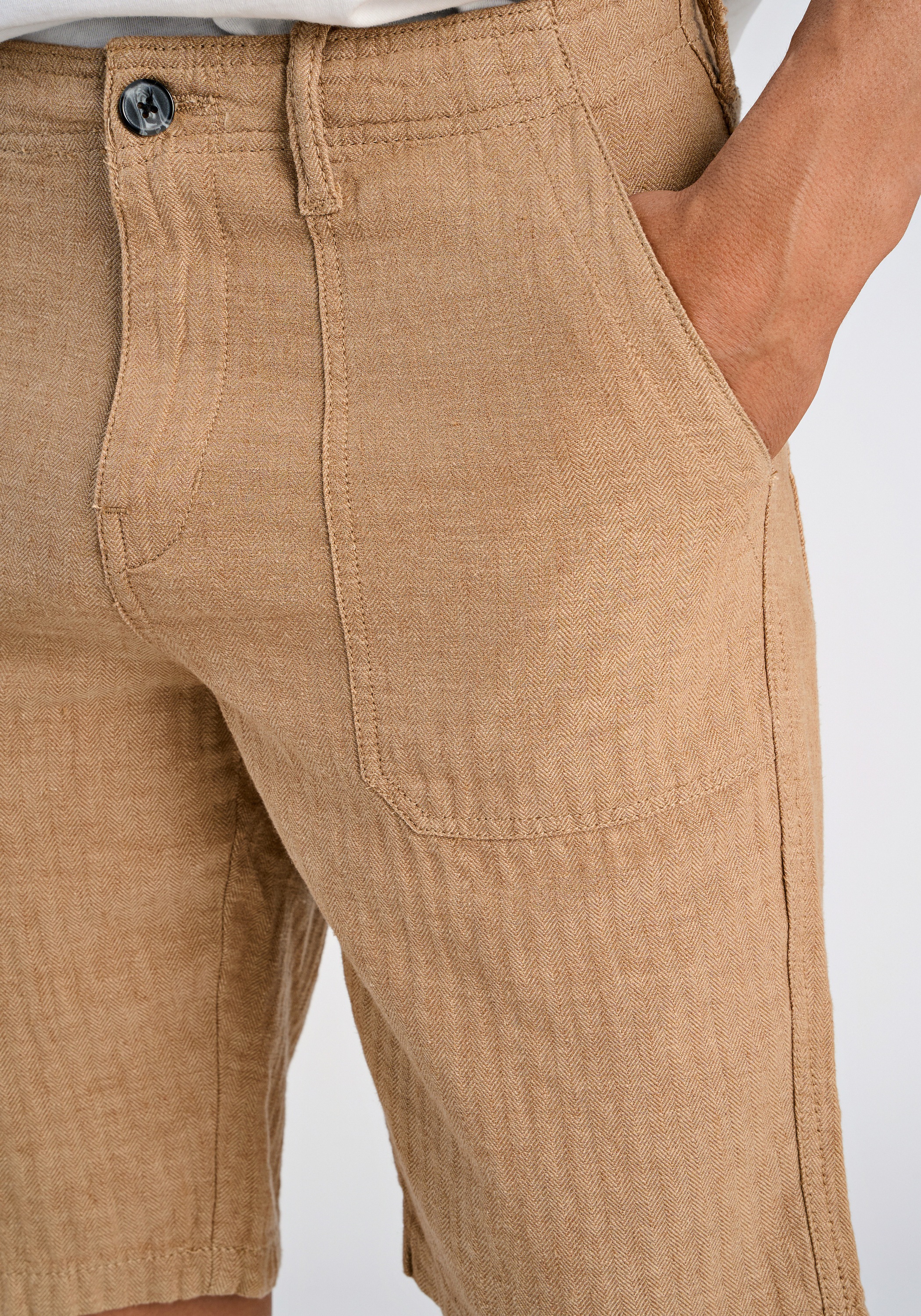 LINDBERGH Shorts »Lindbergh Leinenshorts«