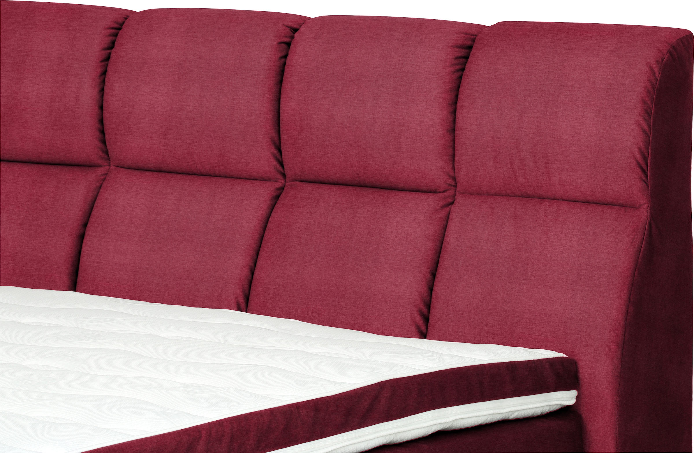 PLACES OF STYLE Boxspringbett »Paxton« Neue Toppervarianten!