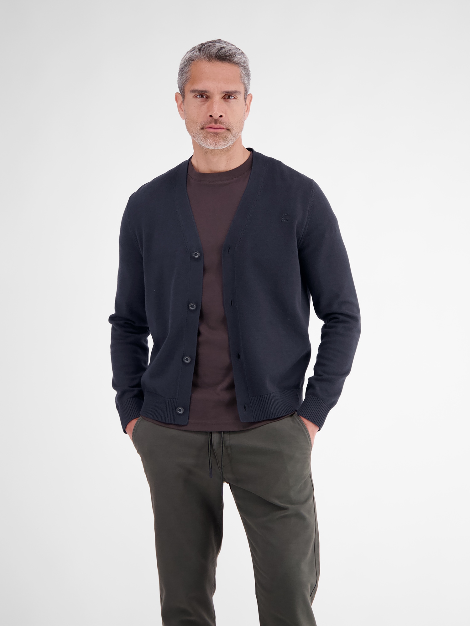 LERROS 1100000002199 "Strickjacke im Cardiganstil aus reiner weicher Baumwolle"