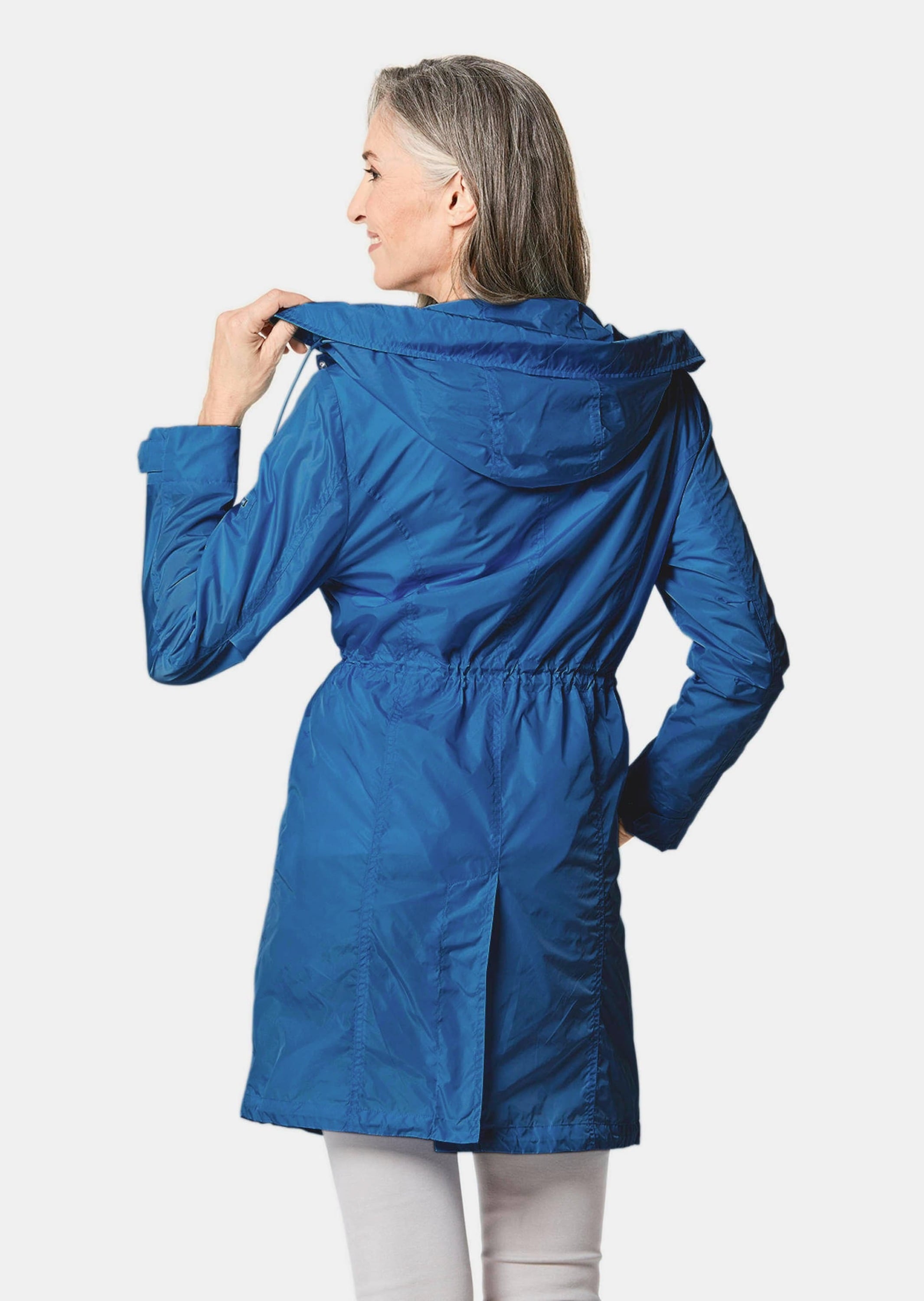 GOLDNER Kurzjacke »Kurzgröße Trendiger leichter Regen Parka aus funktionalem Material«