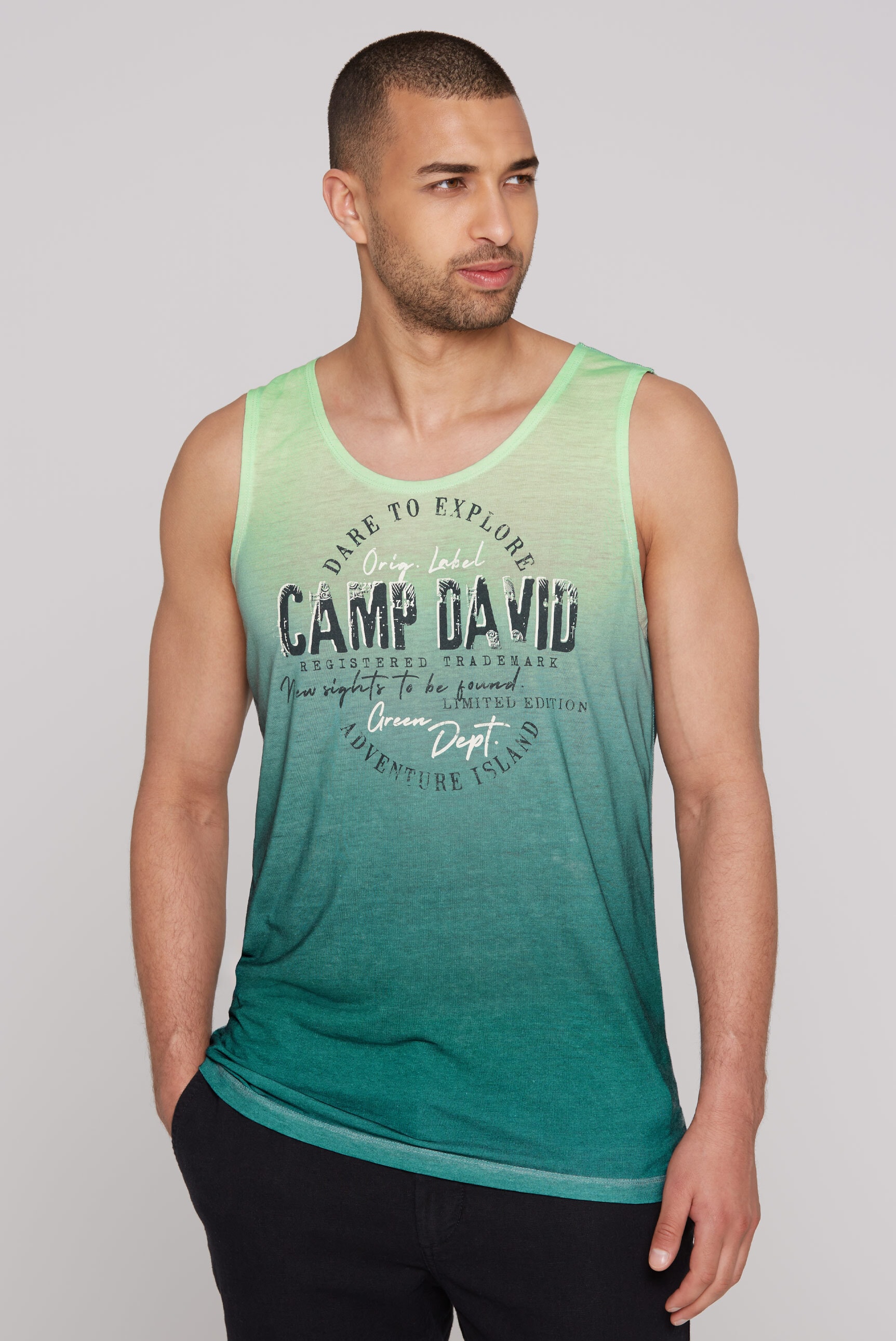 CAMP DAVID Tanktop, mit Logo Print günstig online kaufen