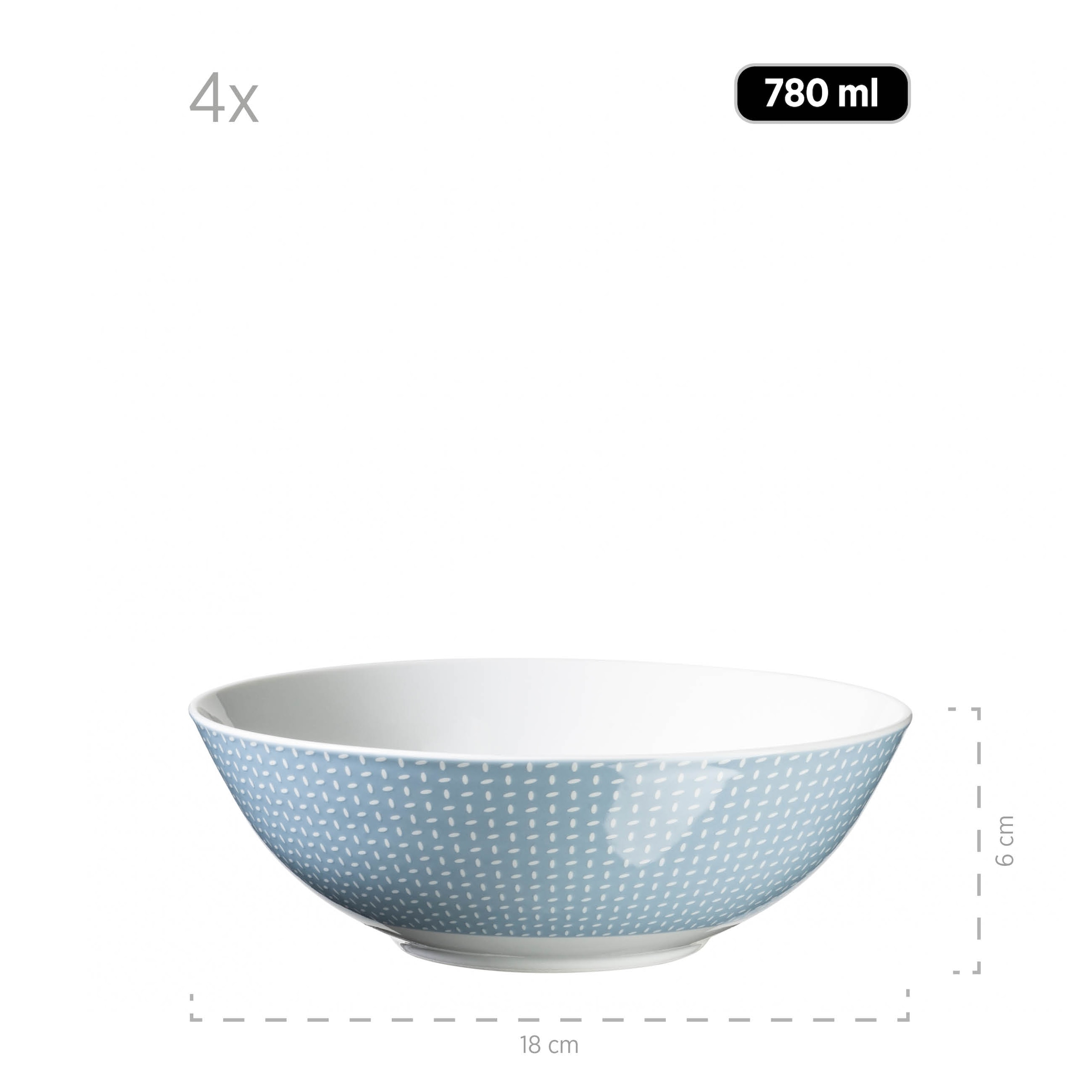 MÄSER Kombiservice »KITCHEN TIME II, Geschirr-Set, Porzellan«