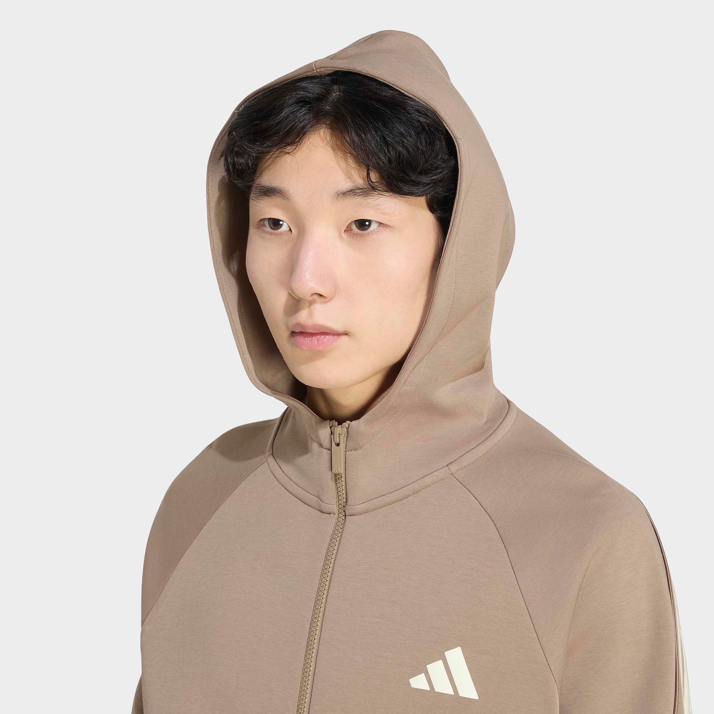 adidas Sportswear Kapuzensweatshirt »STADIUM 3-STRIPES FULL-ZIP HOODIE«
