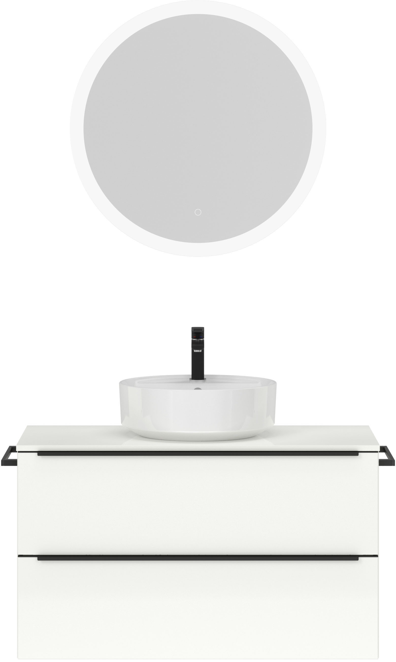 nobilia Badmöbel-Set "Alvene" vormontiert, mit Soft-Close, 2 Stk. tlg. günstig online kaufen