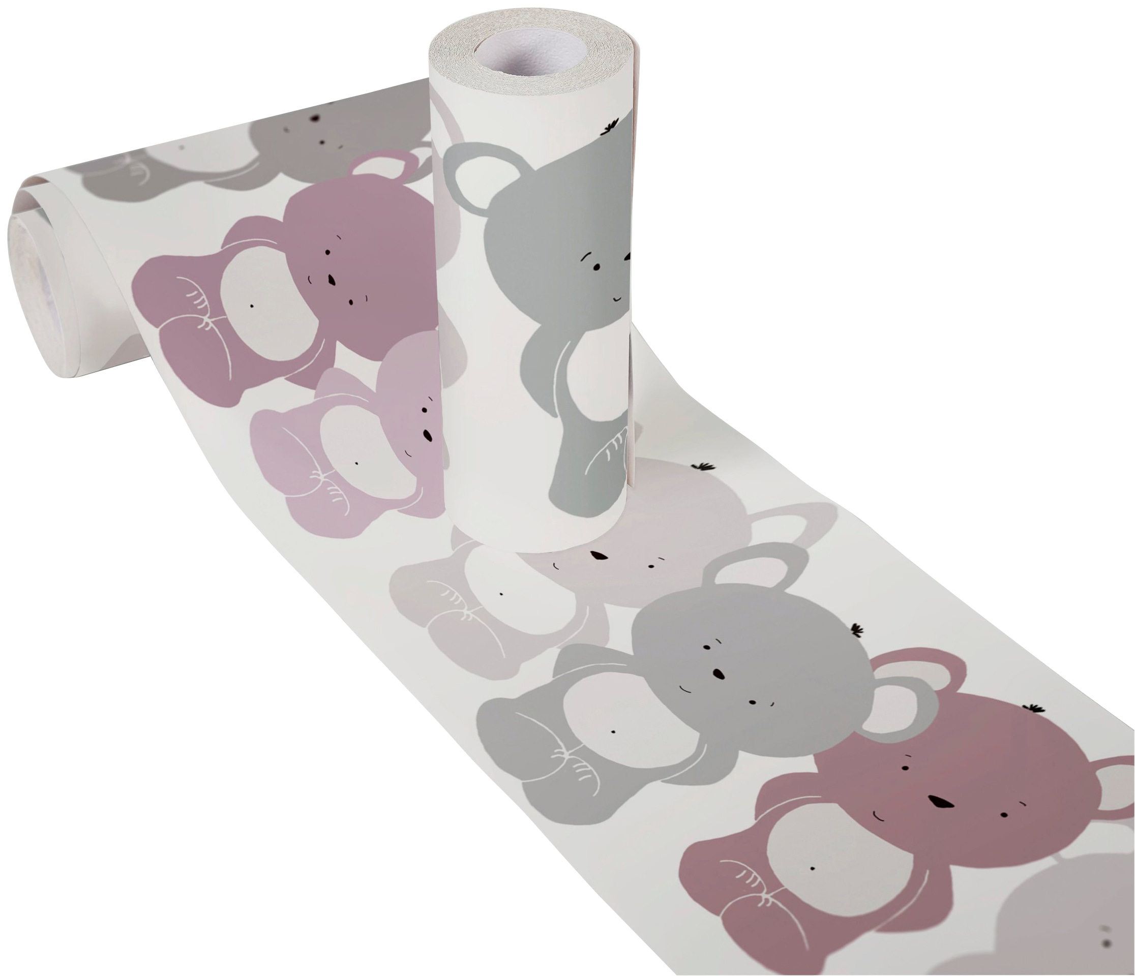 A.S. Création Bordüre »Cute Bears«, Motiv-abstrakt-naturalistisch, Tapete Kinder Borte Wohnzimmer Schlafzimmer Küche Design Kinderzimmer