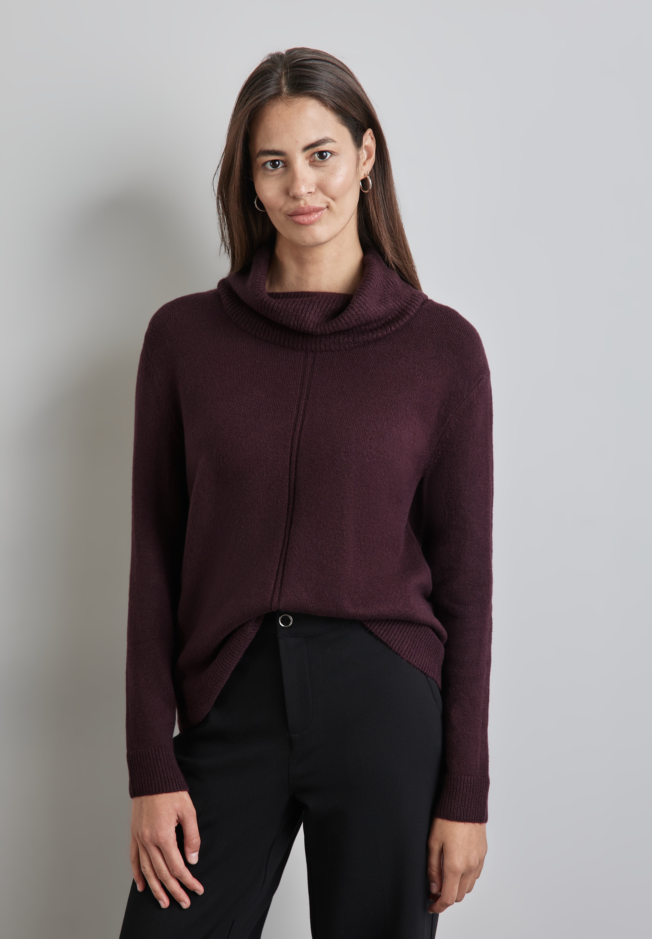 STREET ONE Rollkragenpullover, im soften Baumwoll-Mix