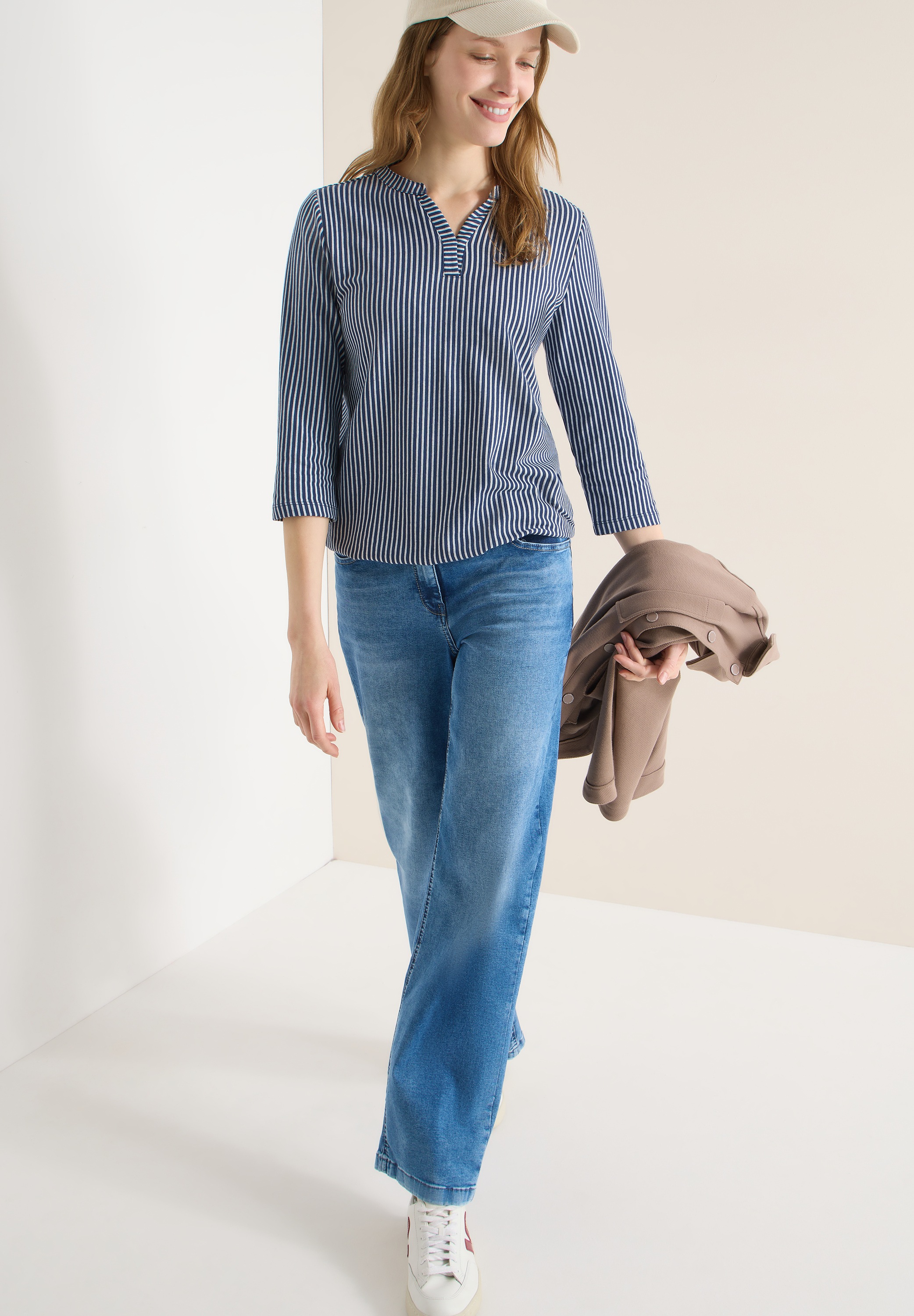 Cecil Shirtbluse mit 3/4 Ärmeln