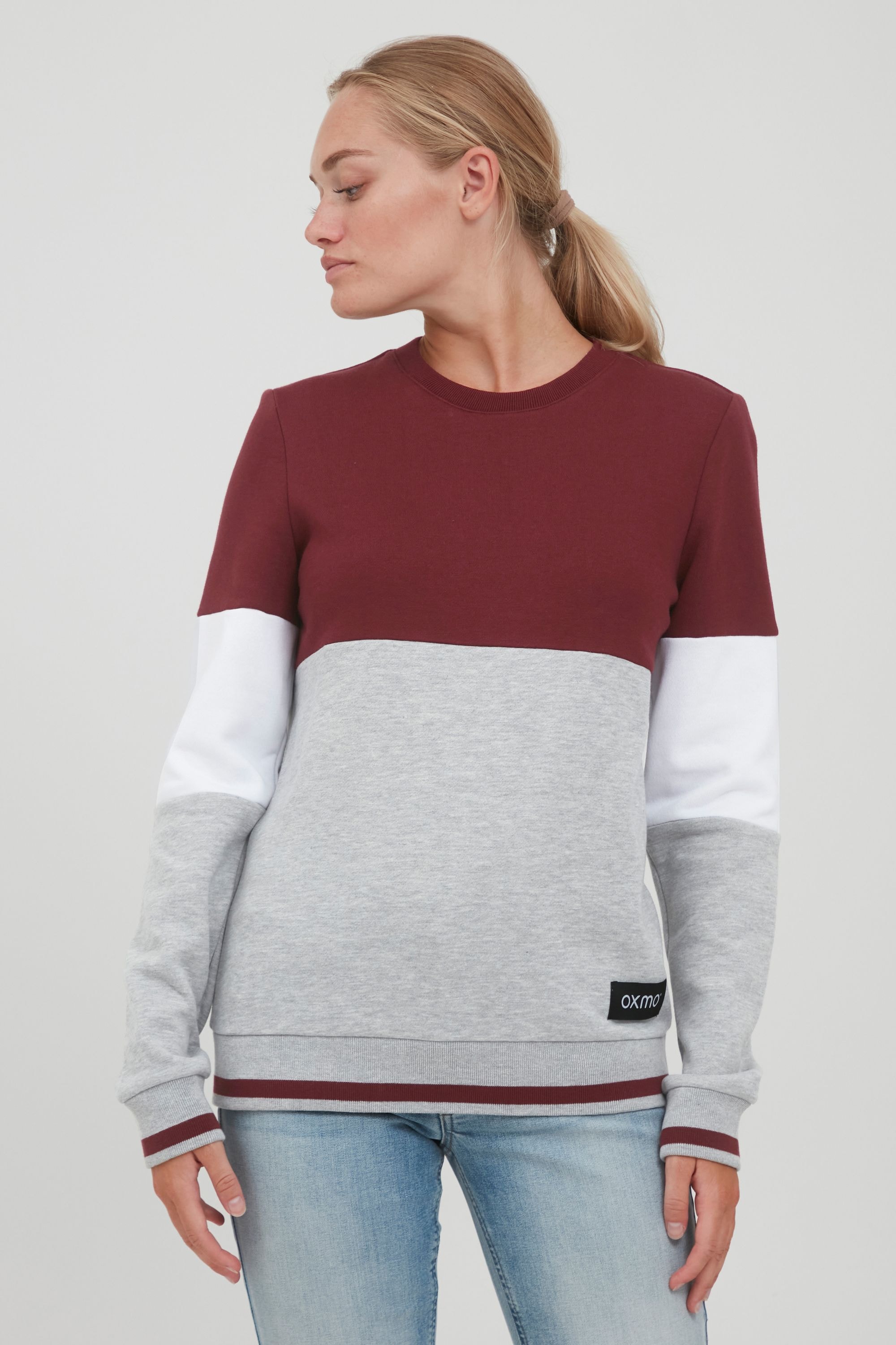 OXMO Rundhalspullover »Sweatpullover OXOmaya«