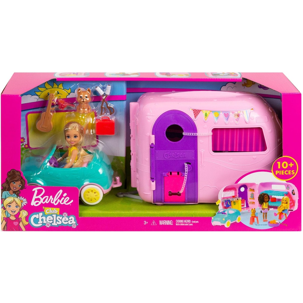 Barbie Puppen Fahrzeug »Chelsea Camper Spielset mit Puppe«