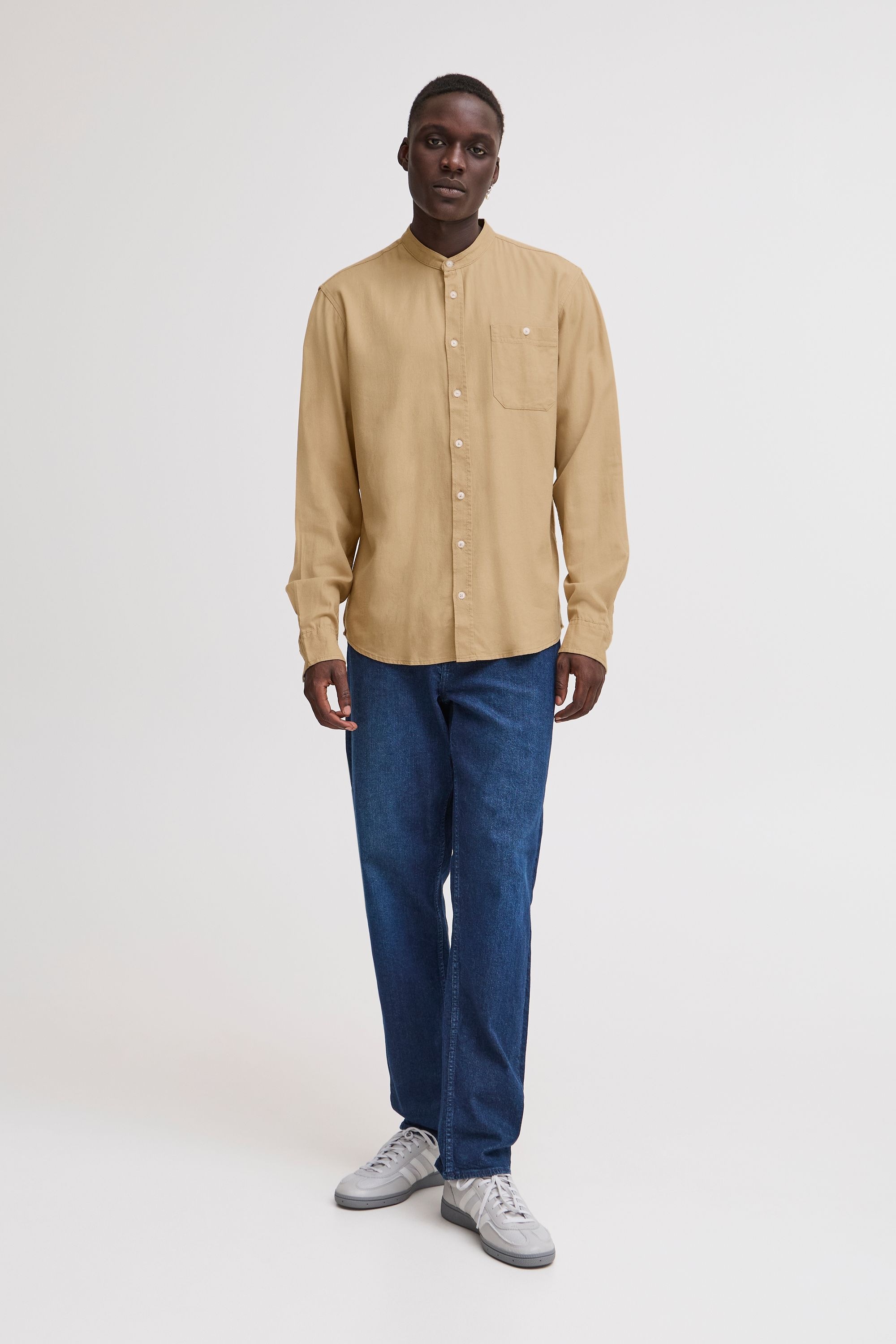 Blend Langarmhemd "Langarmhemd BHBobby Shirt mandarin" günstig online kaufen