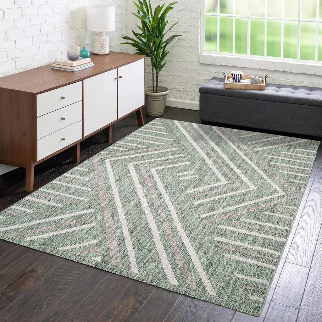 Carpet City Teppich "LINDO 7590" rechteckig 11 mm Höhe Kurzflor, Hochtief-M günstig online kaufen