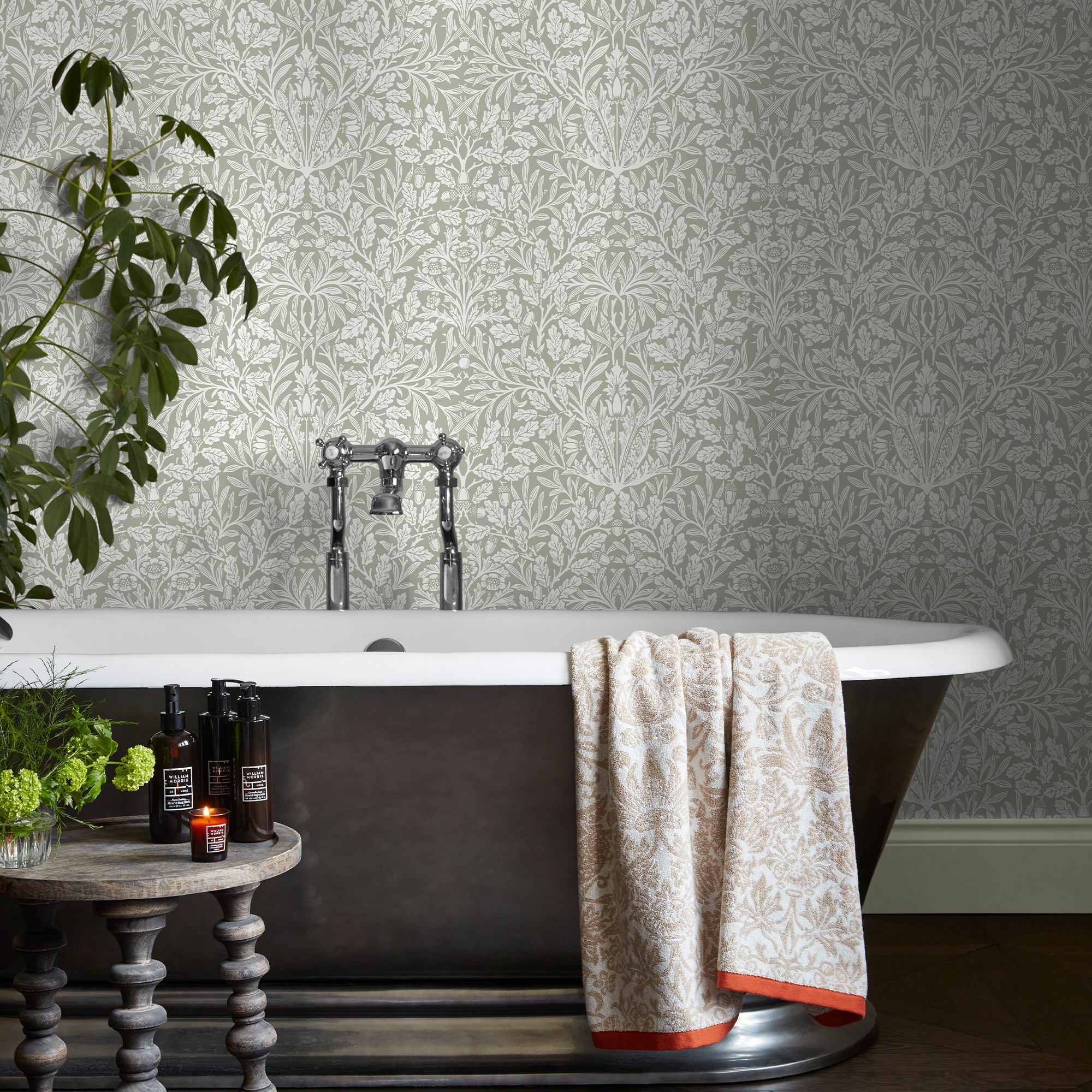 WILLIAM MORRIS AT HOME Vliestapete "Acorn" Motiv glatt Design Tapeten