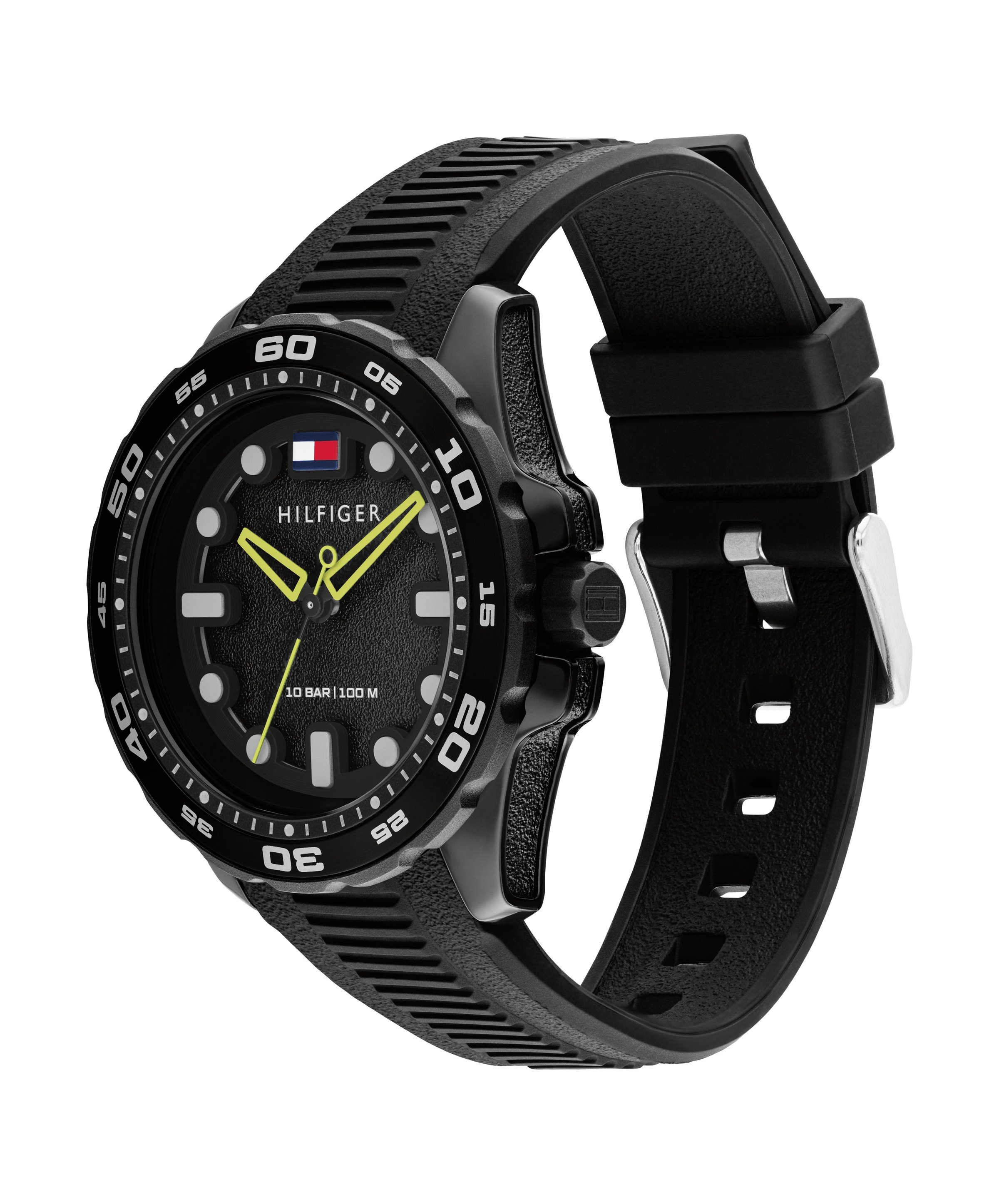 Tommy Hilfiger Quarzuhr »TH Regatta« Armbanduhr, Damenuhr, Herrenuhr, Silikonarmband, analog