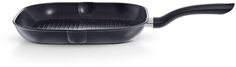 Fissler Grillpfanne "Cenit", Aluminium, (1 tlg.), Ø 28 cm, mit ergonomischem Griff, Induktion, Made in Italy