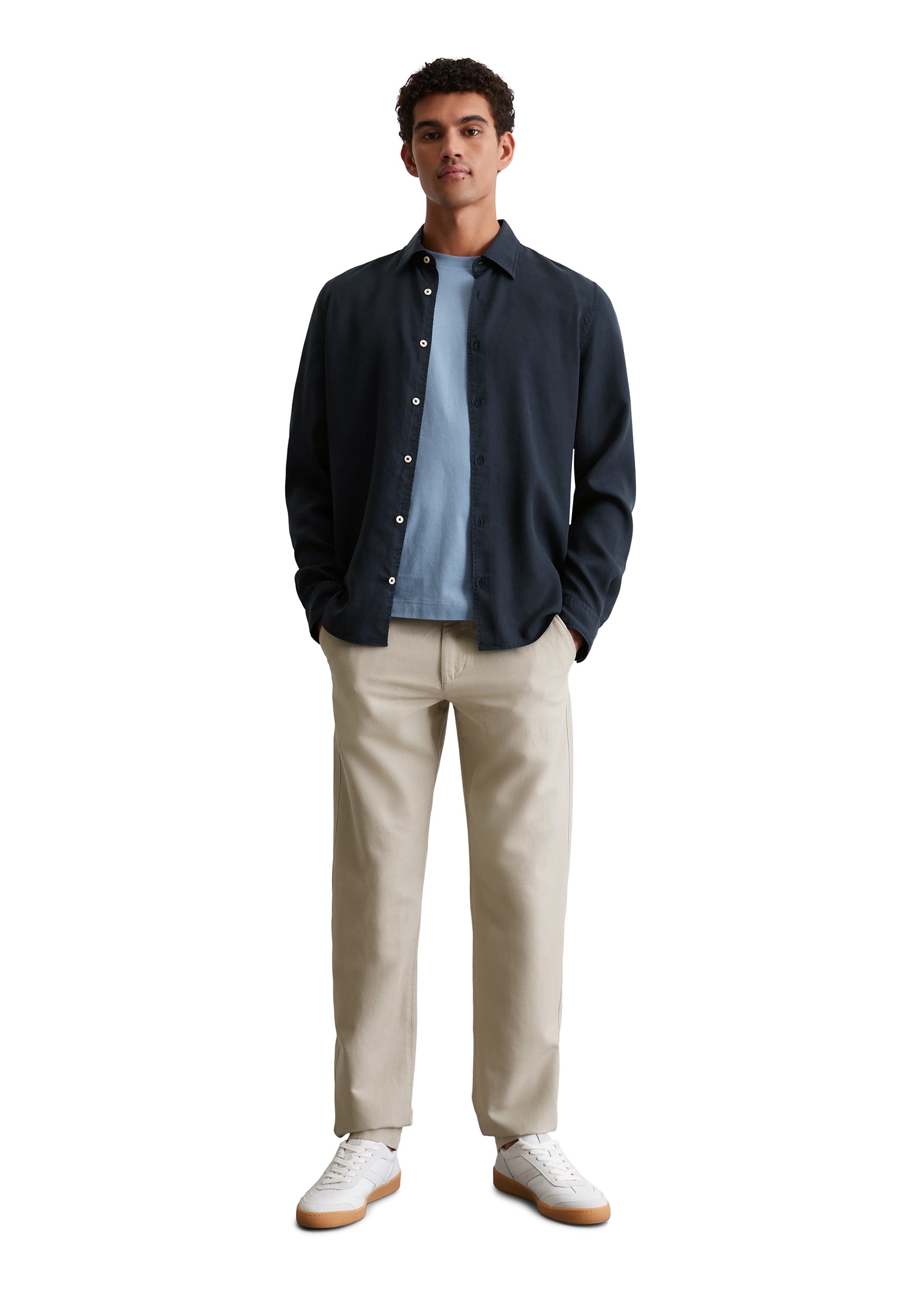 Marc O'Polo Langarmhemd »aus softem TENCEL™ Lyocell«
