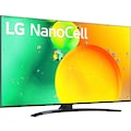LG LED-Fernseher »65NANO769QA«, 164 cm/65 Zoll, 4K Ultra HD, Smart-TV, α5 Gen5 4K AI-Prozessor, Direct LED, HDMI 2.0, Sprachassistenten