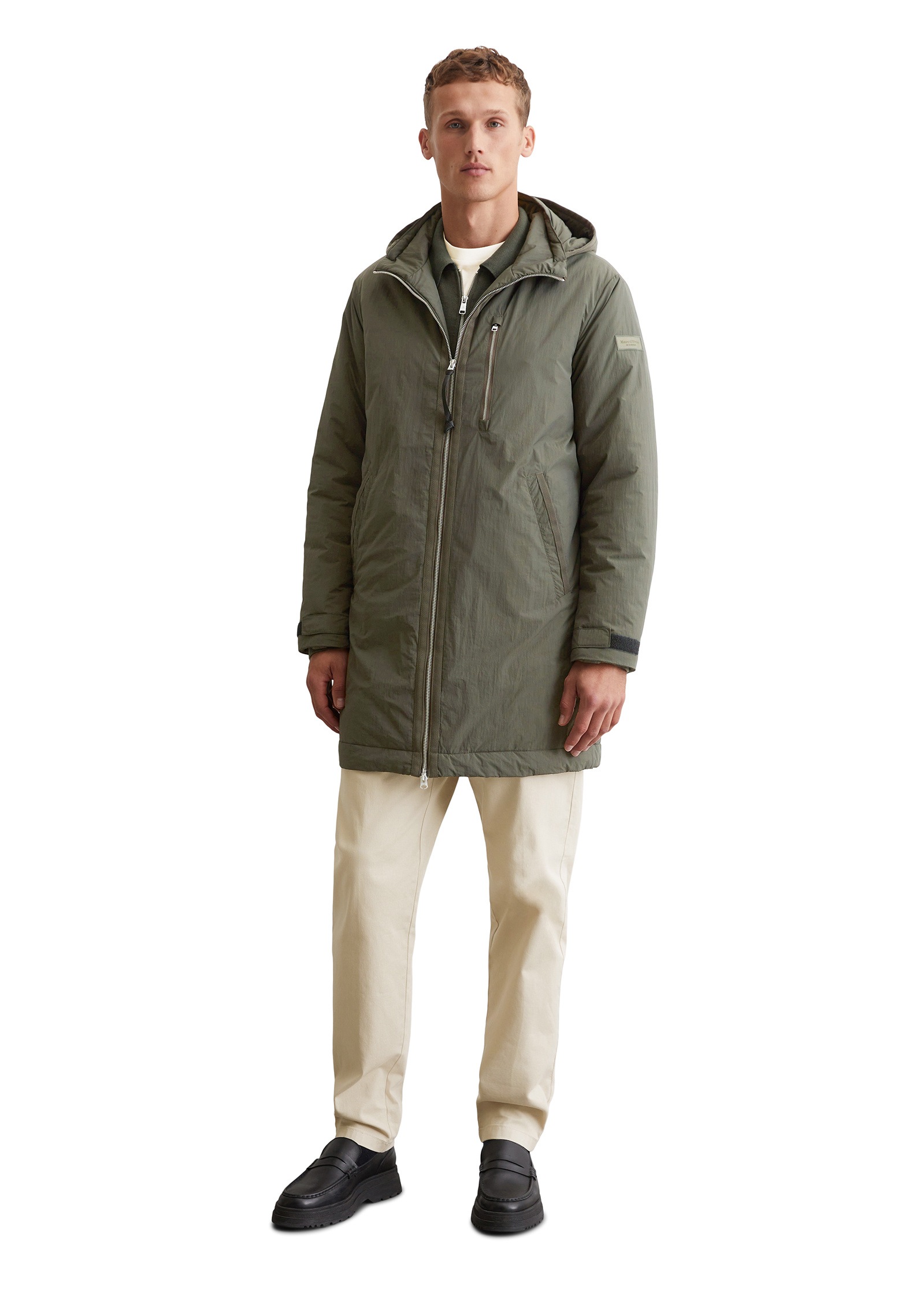 Marc O'Polo Outdoorjacke »aus wasserabweisendem, recyceltem Material«