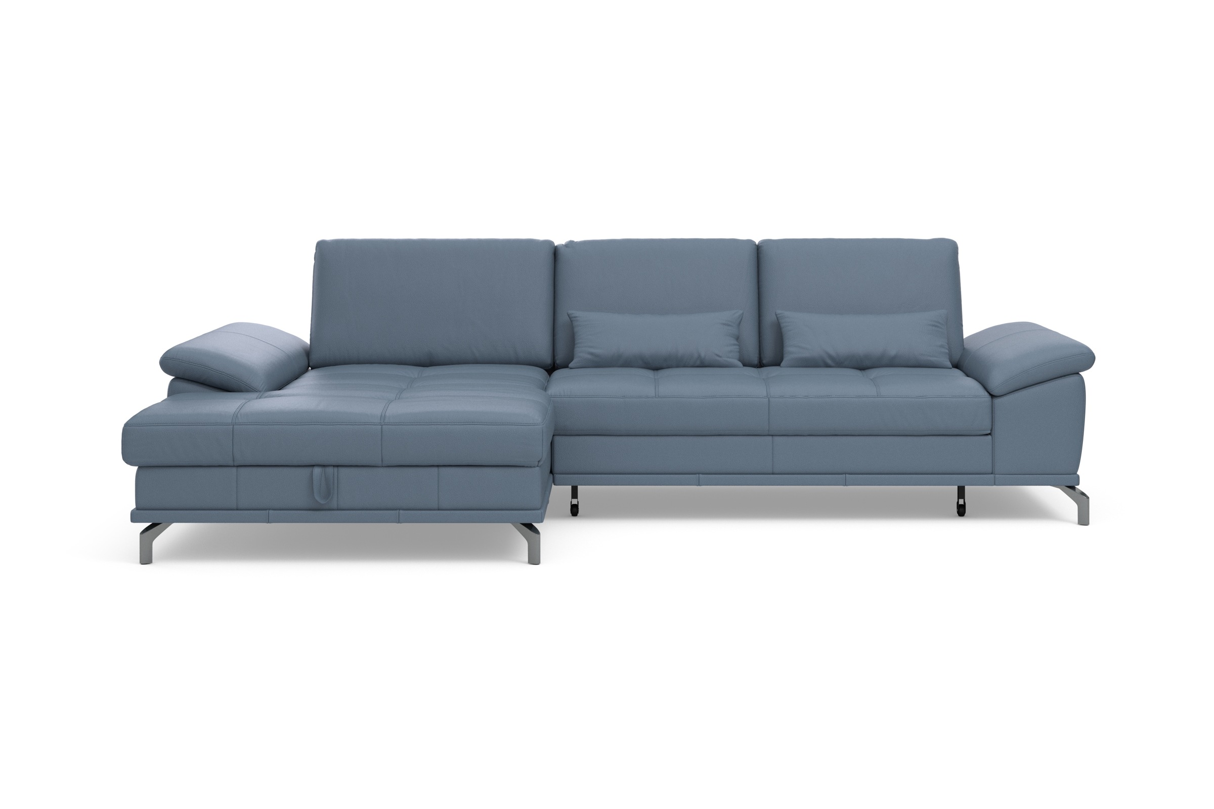 Places of Style Ecksofa Costello, mit Sitztiefenverstellung und Armlehnfunk günstig online kaufen