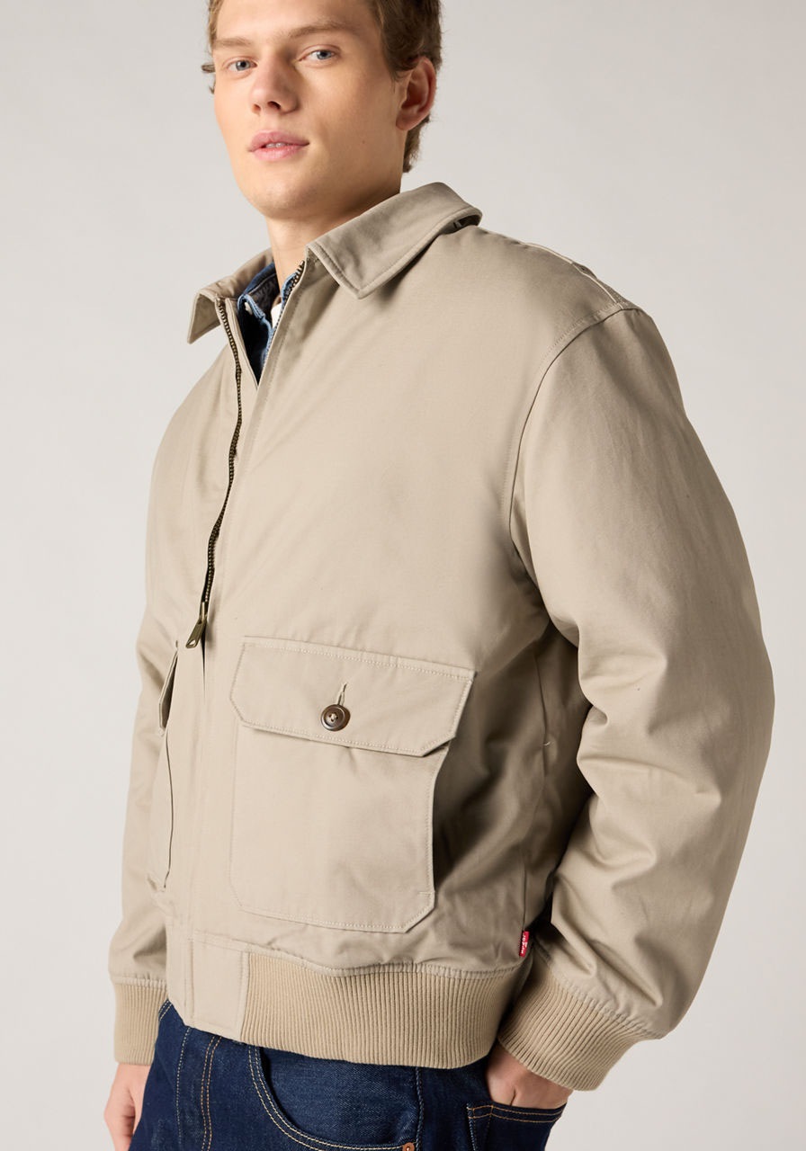 Thumbnail - Levis Blouson "CORTLAND JACKET" ohne Kapuze mit Reißverschluss und großen Seitentaschen