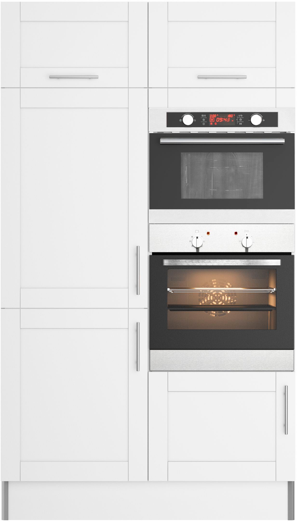 OPTIFIT 1100000002199 "Ahus, Hochschrankmodul" Breite 120 cm,wahlweise mit E-Geräten,Soft-Close-Funktion