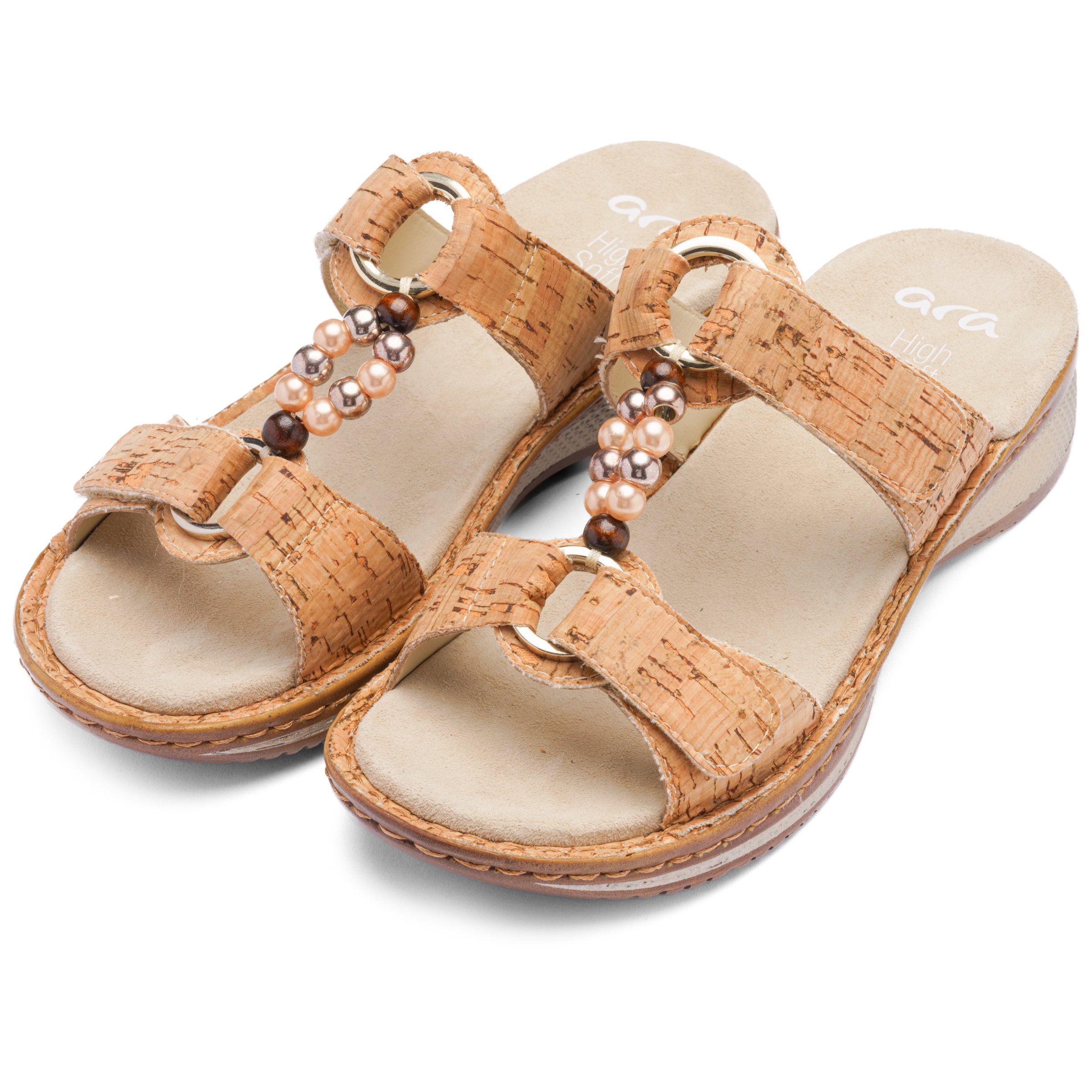 Ara Pantolette "HAWAII" Schlupfschuh, Komfortschuh mit Klettverschlüsse, G- günstig online kaufen